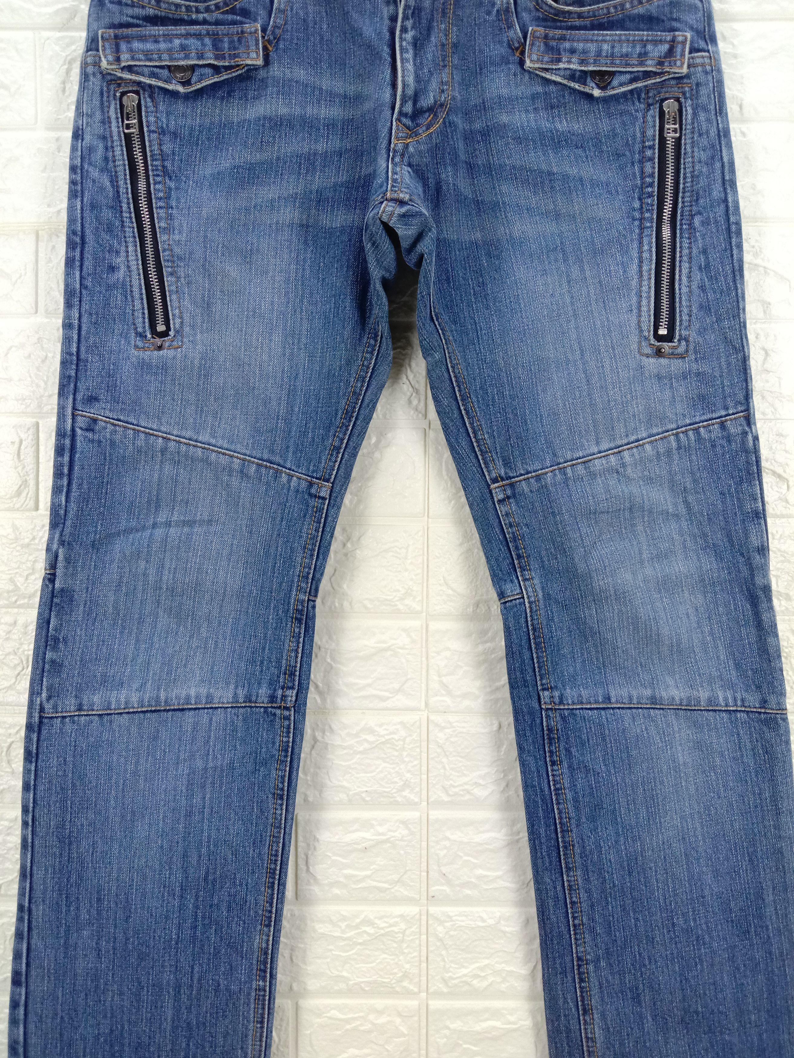 Japanese Brand Vintage Edge Rupert Multi Pocket Blue Wash Jeans Size US 33 - 3 Thumbnail