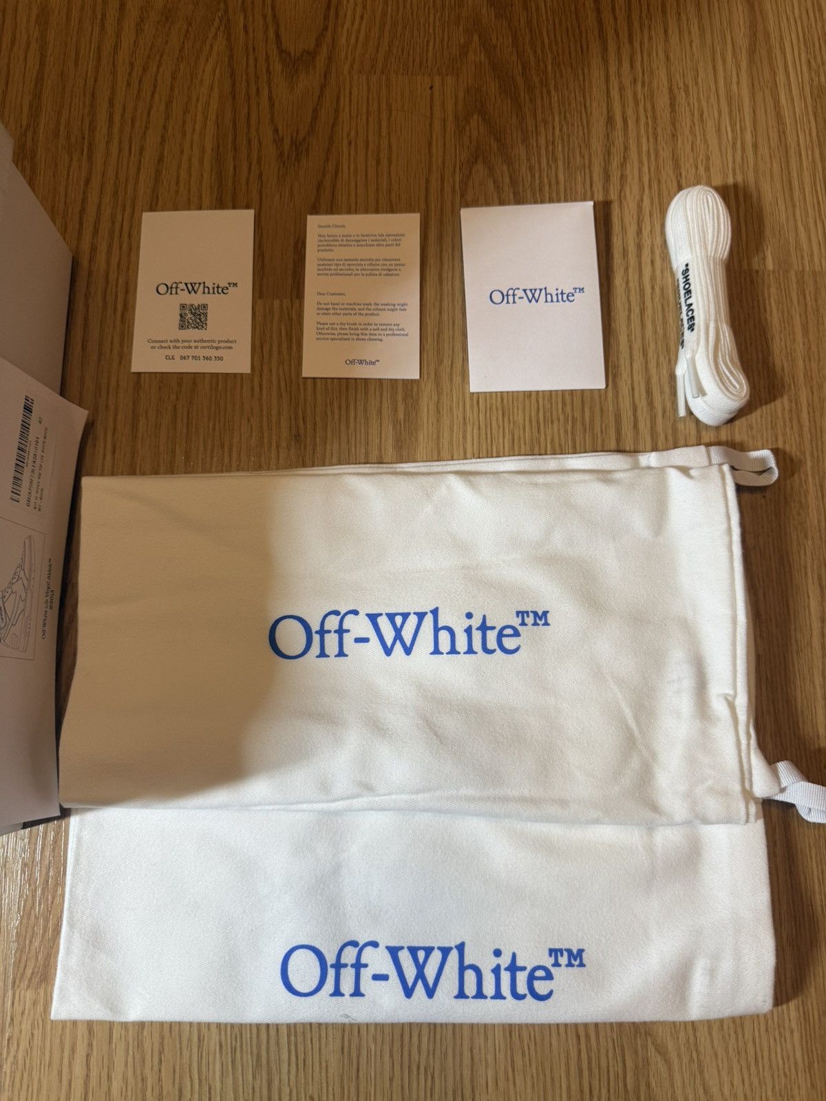 Off-White OFF WHITE OUT OF OFFICE MID WHITE WHITE Size US 9 / EU 42 - 9 Thumbnail