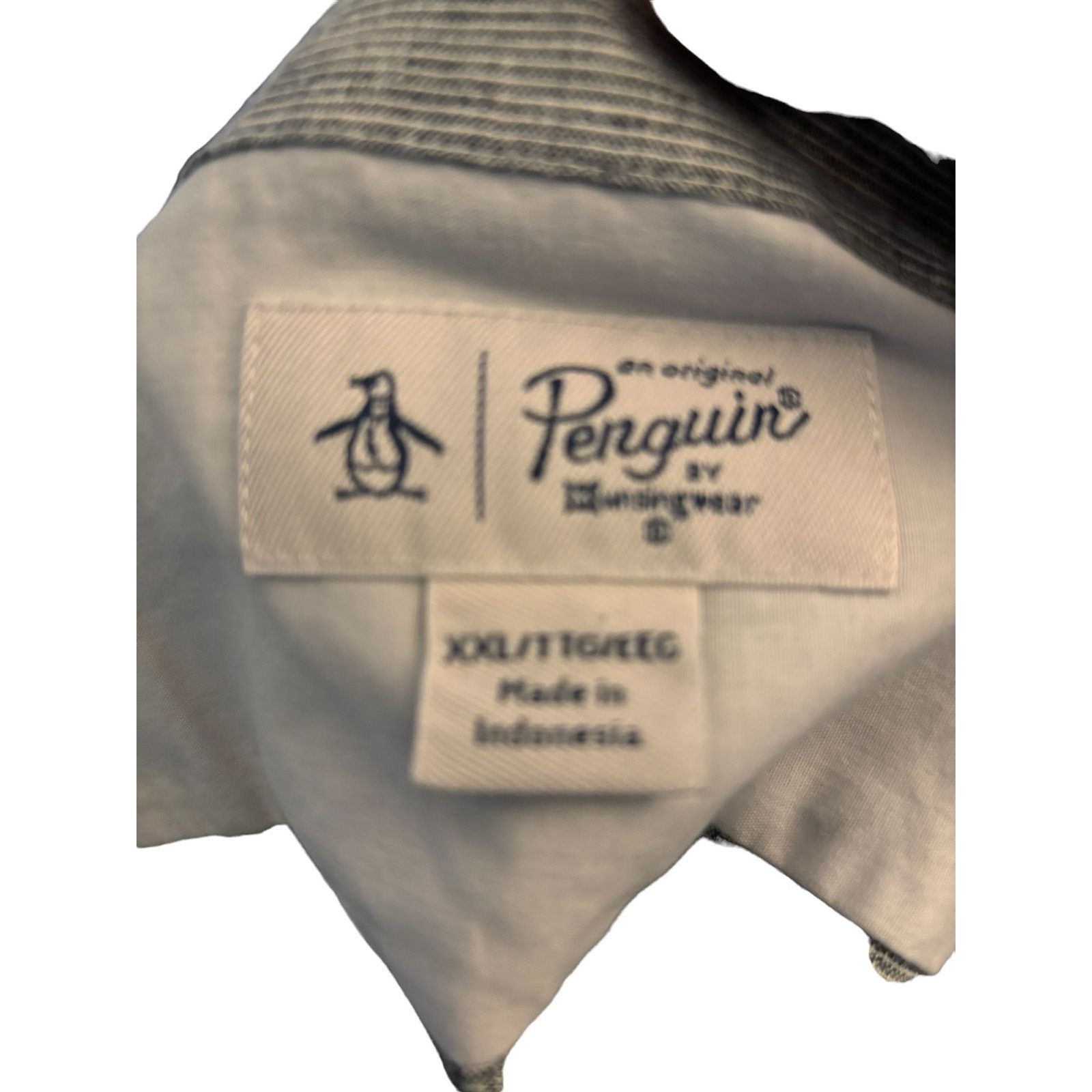 Original Penguin Penguin Men's Button Long Sleeve Dress Shirt XXL NWT Blue Size US XXL / EU 58 / 5 - 3 Thumbnail