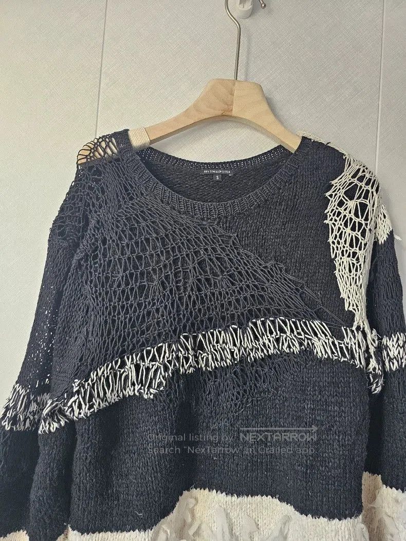 Ann Demeulemeester Ann Demeulemeester Knitted Sweater Jacket. Size XS / US 0-2 / IT 36-38 - 5 Thumbnail