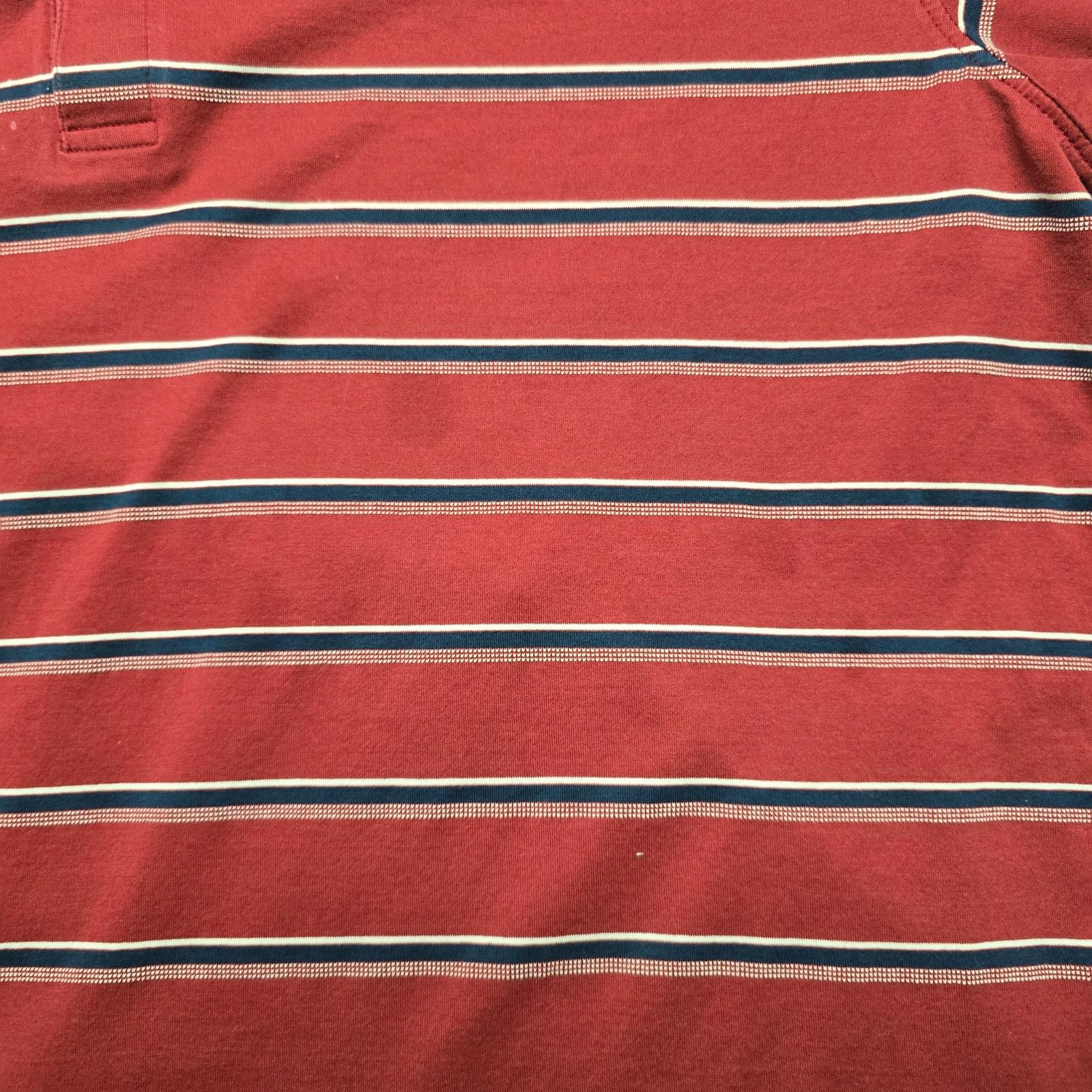 Other Nicklaus Golf Double Mercerized Cotton L Red Striped Polo Size US L / EU 52-54 / 3 - 2 Thumbnail