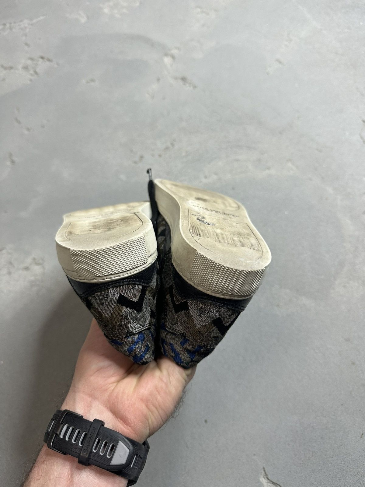 Dries Van Noten Dries Van Noten Canvas Printed Sneakers Size US 5.5 / EU 38 - 6 Thumbnail