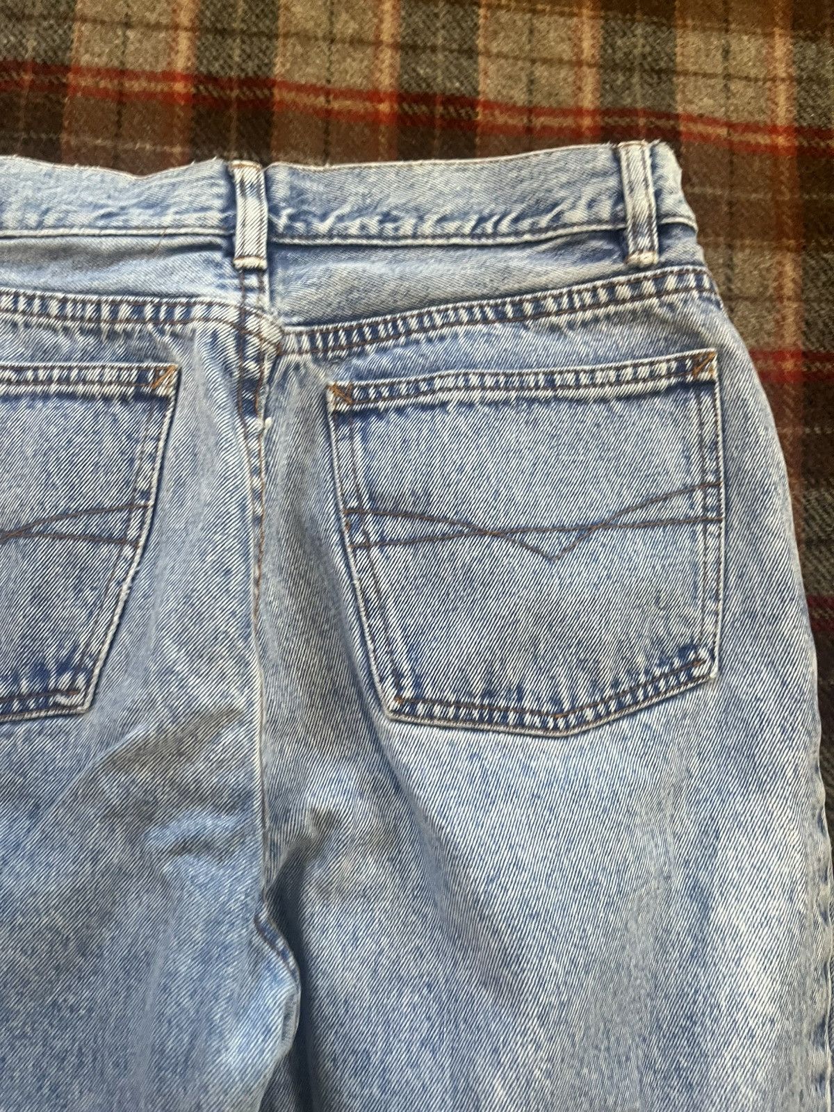 Anchor Blue Vintage 90’s Light Washed Anchor Blue Loose Denim Jeans 13 Size 32" / US 10 / IT 46 - 10 Thumbnail