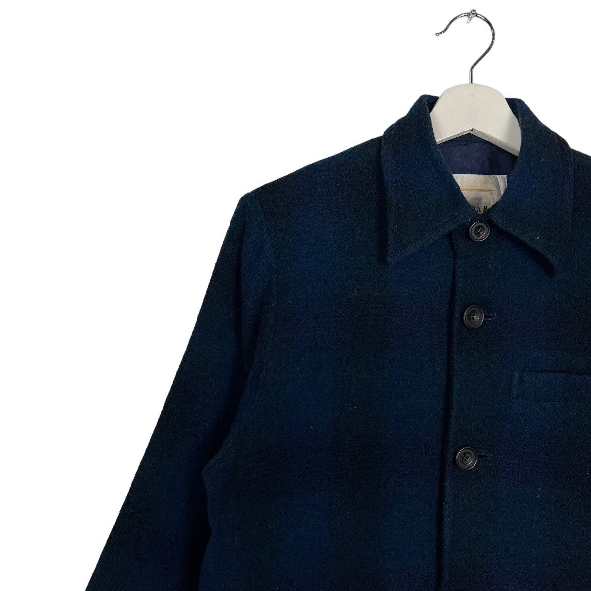 Issey Miyake 🔥 EXOAH SKOLE SHODOW PLAID WOOL JACKET Size US M / EU 48-50 / 2 - 7 Thumbnail