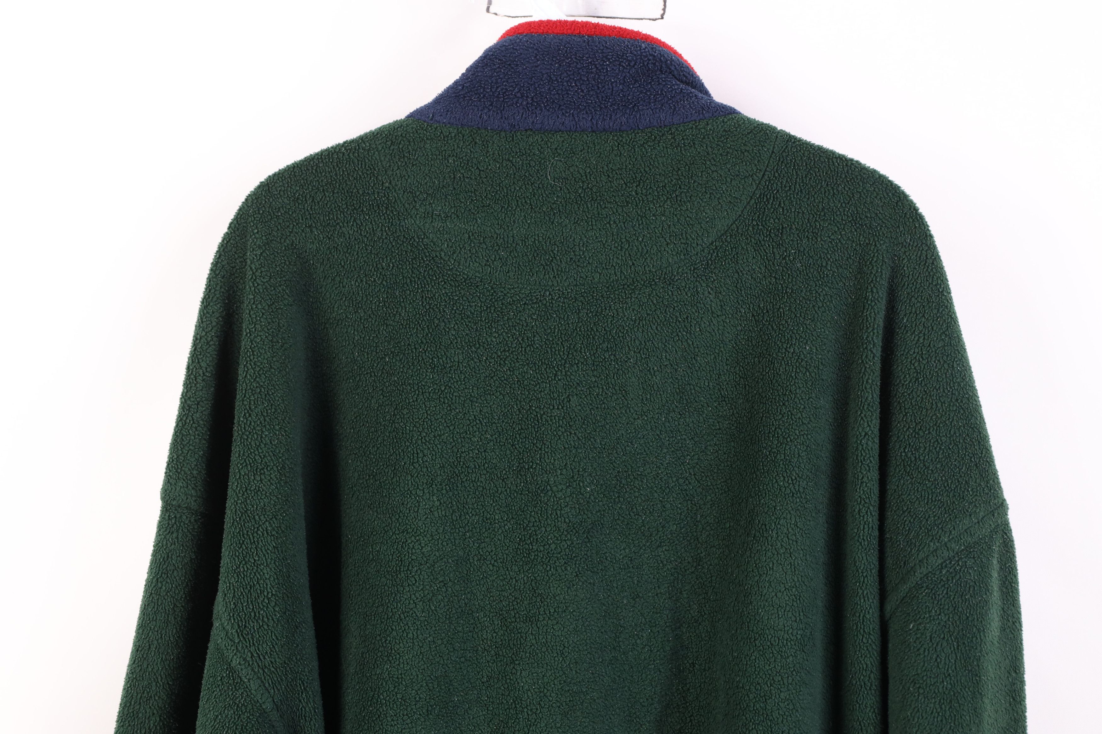 Vintage Vintage 90s Streetwear Fleece 1/4 Half Zip Pullover Sweater Size US XL / EU 56 / 4 - 14 Thumbnail