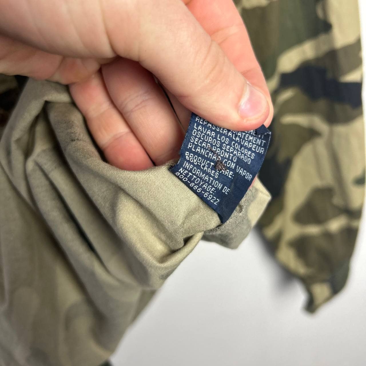 Polo Ralph Lauren Vintage Polo Ralph Lauren Camouflage military y2k shirt Size US L / EU 52-54 / 3 - 9 Thumbnail