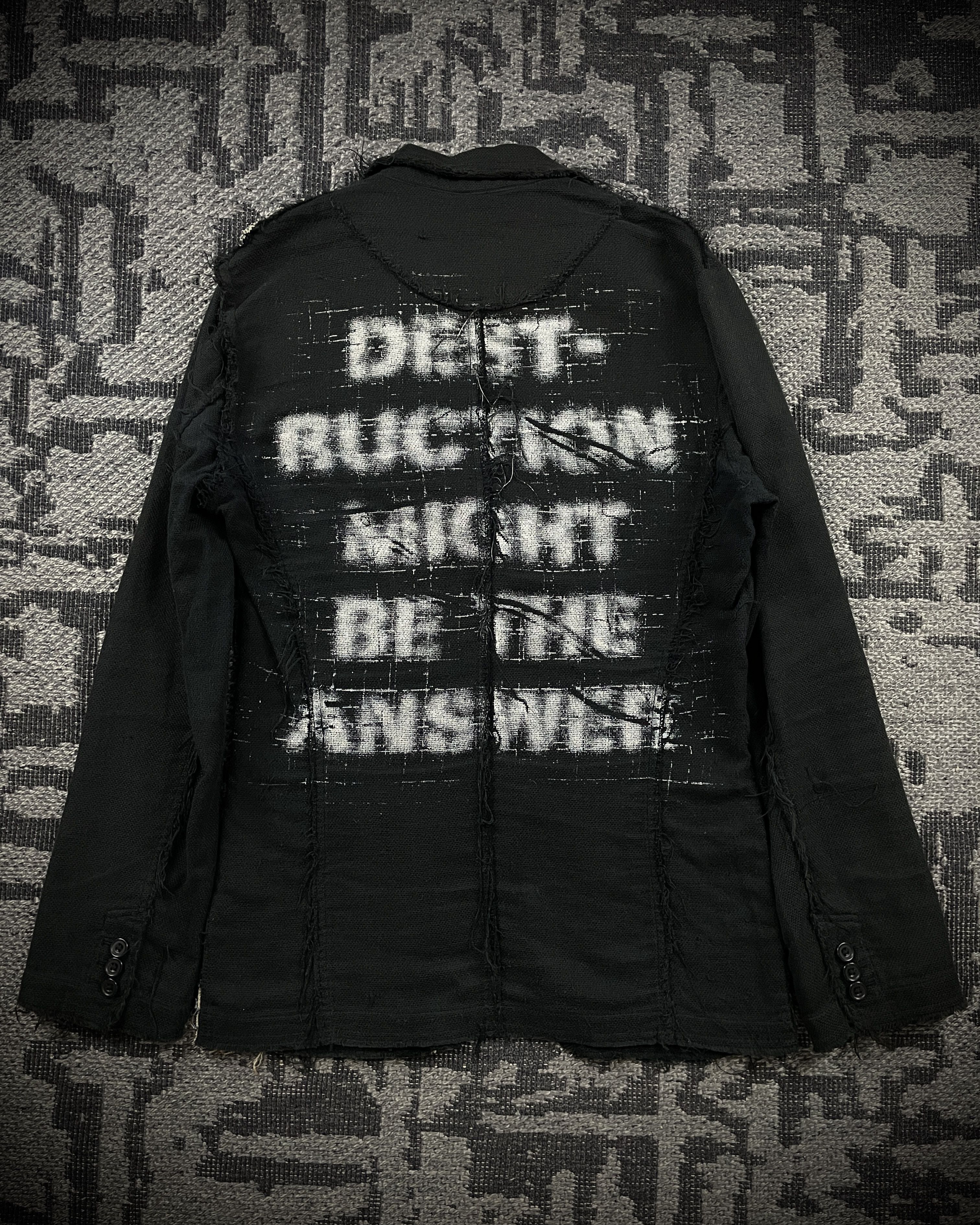 Japanese Brand Edge Rupert Distressed Hybrid Blazer Size US M / EU 48-50 / 2 - 7 Thumbnail