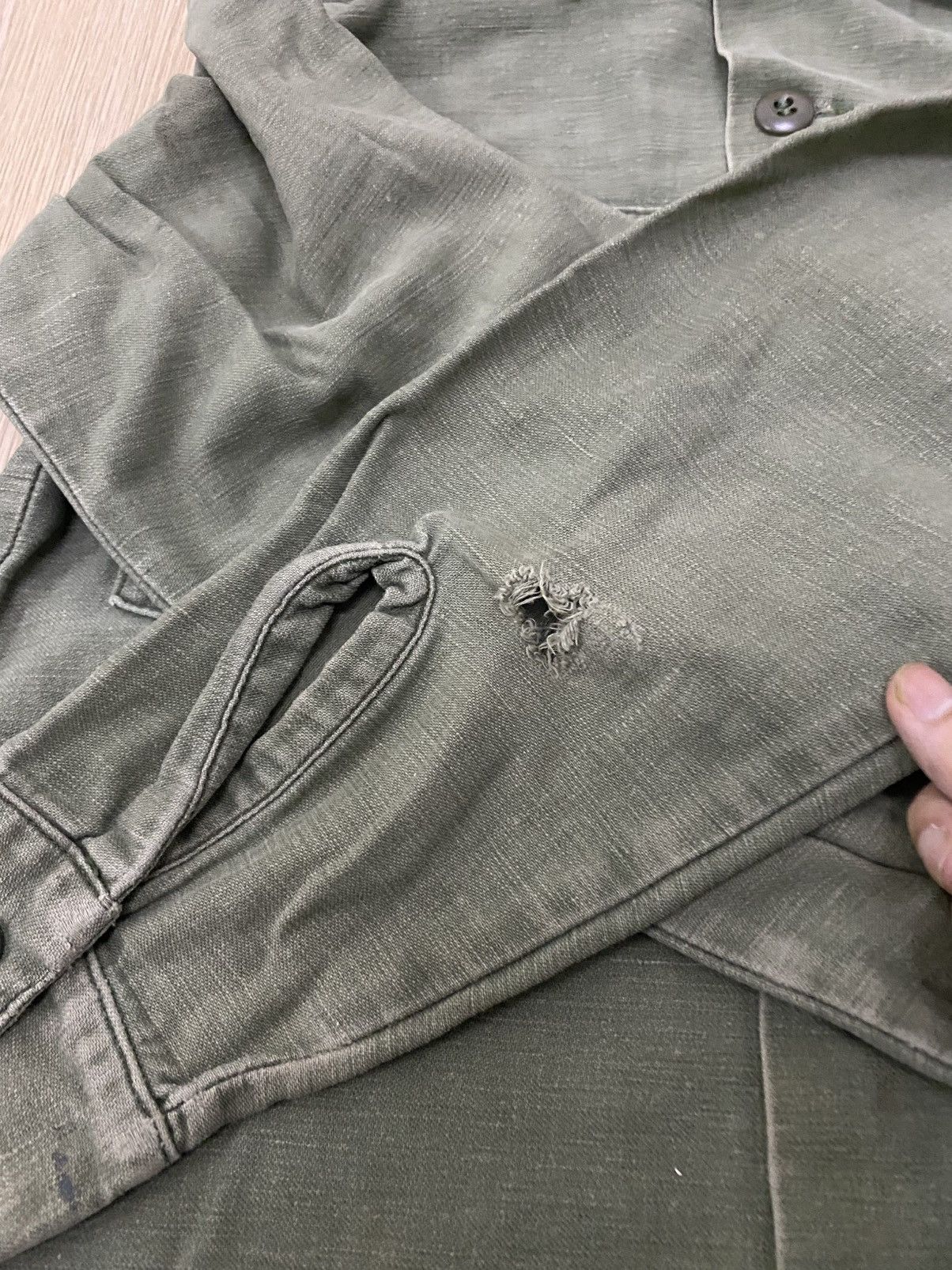 Vintage Vintage og 107 sateen utility military button ups Size US M / EU 48-50 / 2 - 6 Thumbnail