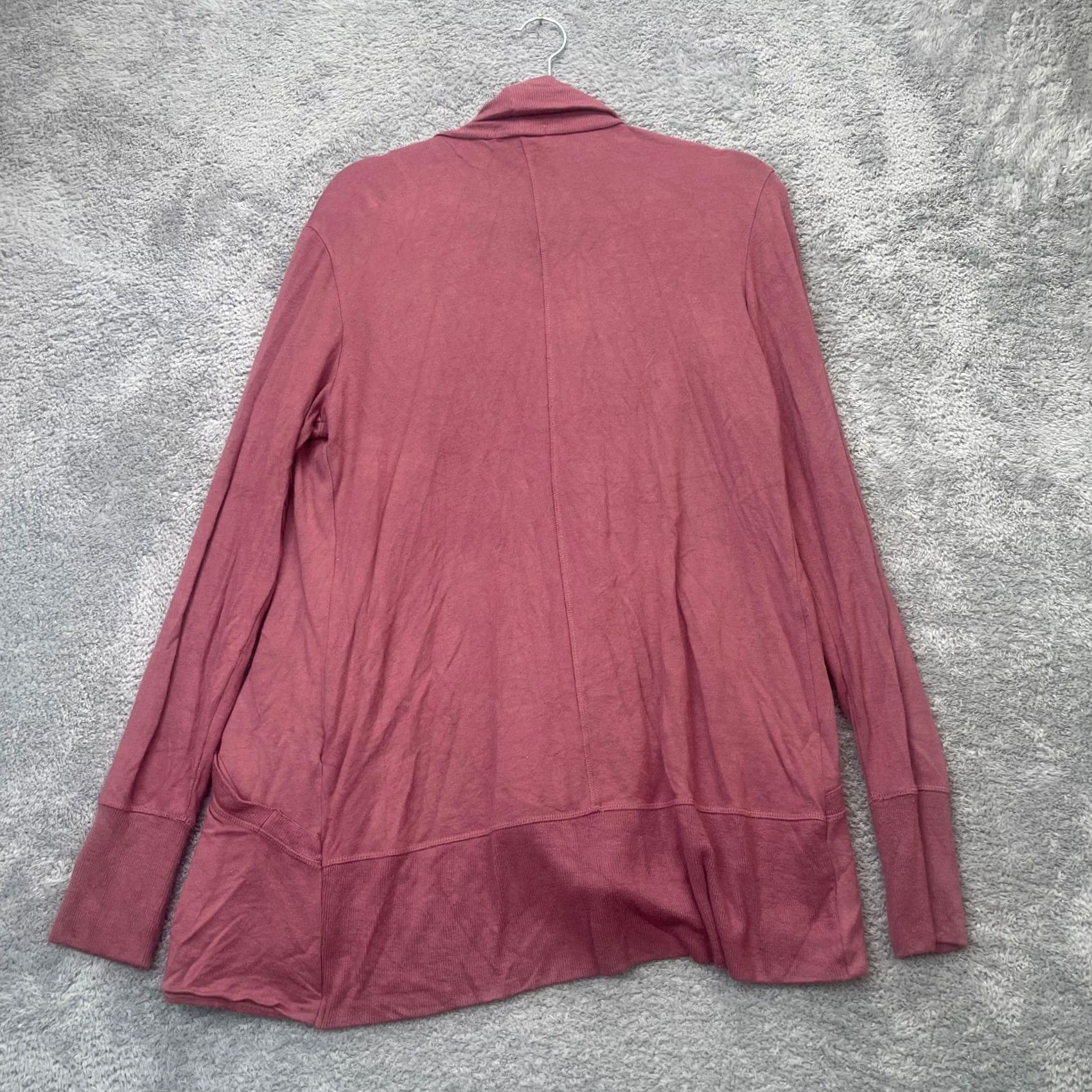 Athleta Athleta Womens Medium Pink Cardigan Long Sleeve Pranayama Wrap Open Front Size M / US 6-8 / IT 42-44 - 5 Thumbnail