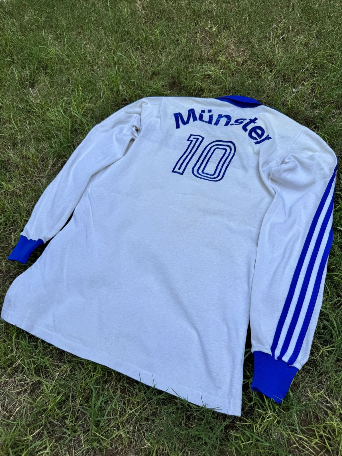 Adidas Vintage Adidas USC Münster 10# Sweatshirt 80s Size US L / EU 52-54 / 3 - 11 Thumbnail