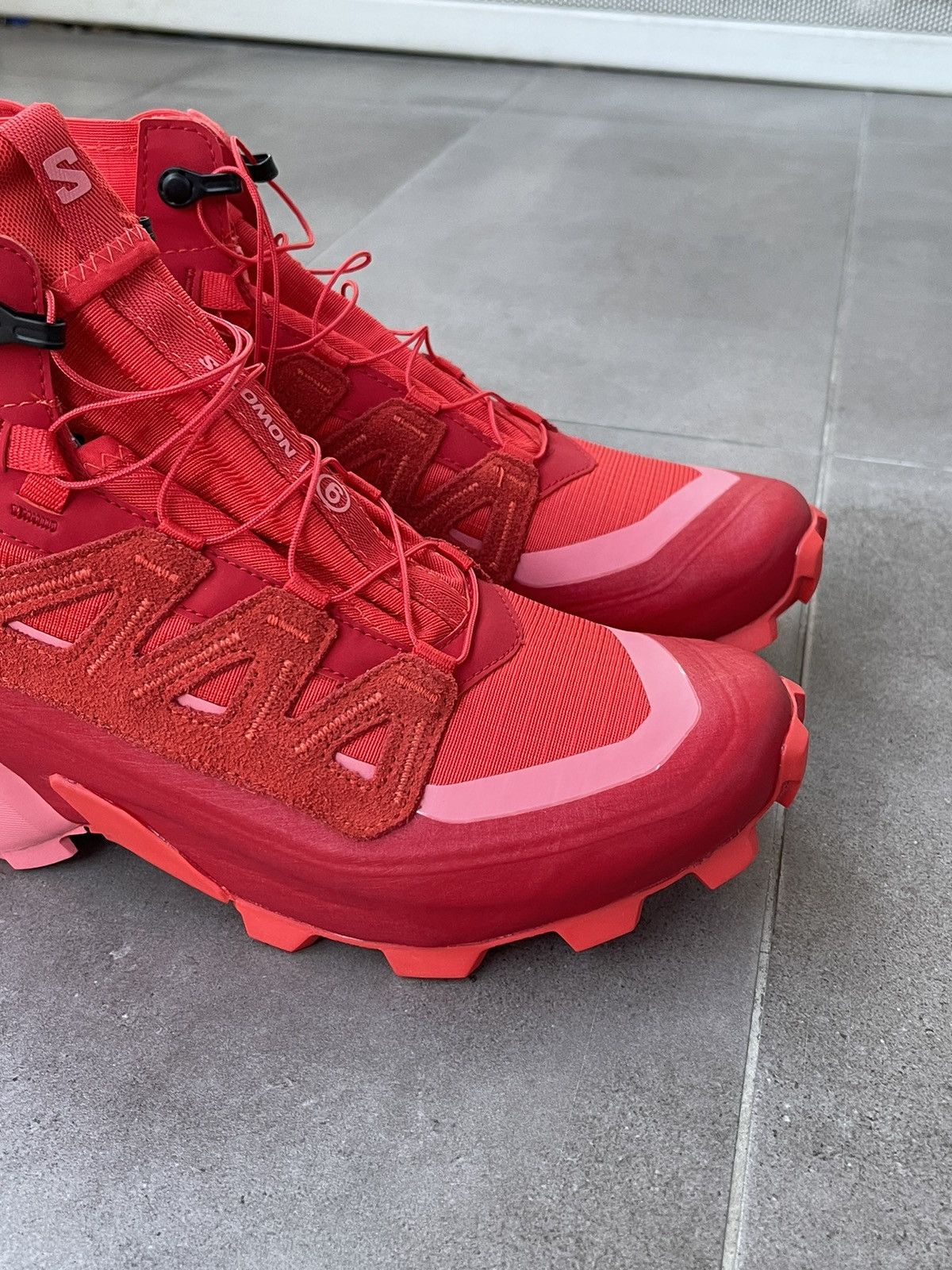Maison Margiela !DS! AW22 Maison Margiela X Salomon Red Sneakers Size US 12 / IT 42 - 12 Thumbnail