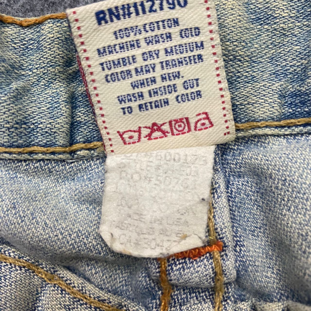 True Religion 💥Flare💥Vintage True Religion Distressed Denim Size US 30 / EU 46 - 16 Thumbnail