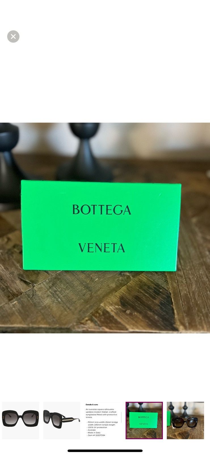 Bottega Veneta Bottega Veneta Sunglasses Size ONE SIZE - 4 Thumbnail