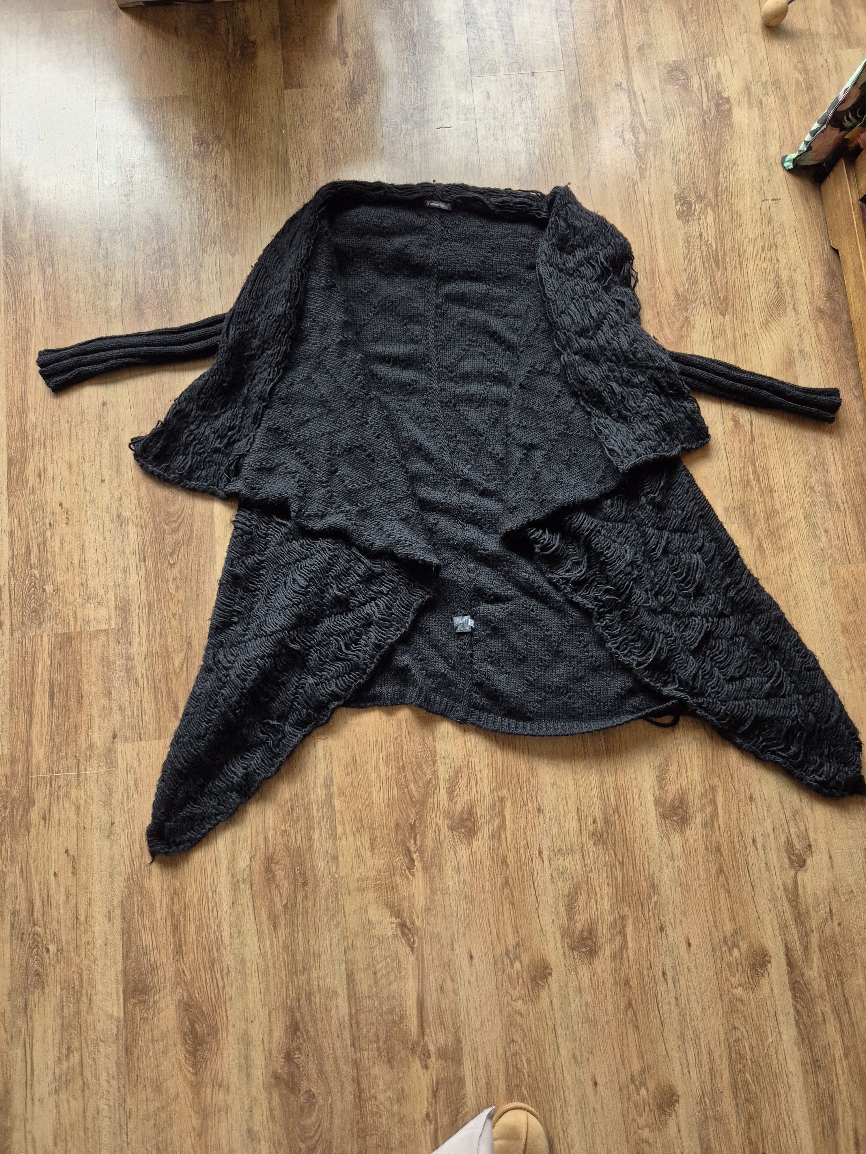 If Only Was True Avant-garde Italian designer cardigan – merino/alpaca – Size US S / EU 44-46 / 1 - 8 Thumbnail