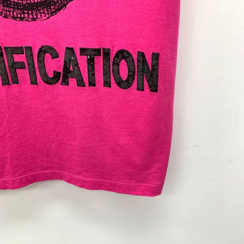 Gucci Gucci Pink cat print cotton round-neck short-sleeved T-shi Size S / US 4 / IT 40 - 4 Thumbnail