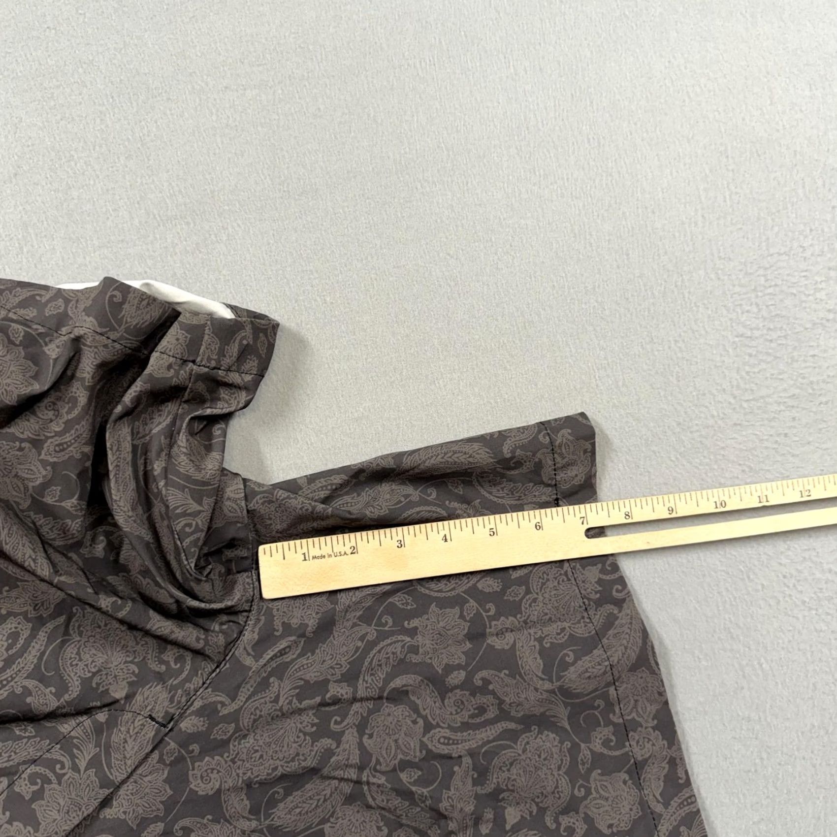Robert Graham Robert Graham Shorts Mens 34 Gray Paisley Chino Drawstring 7 Inseam Casual Size US 34 / EU 50 - 5 Thumbnail
