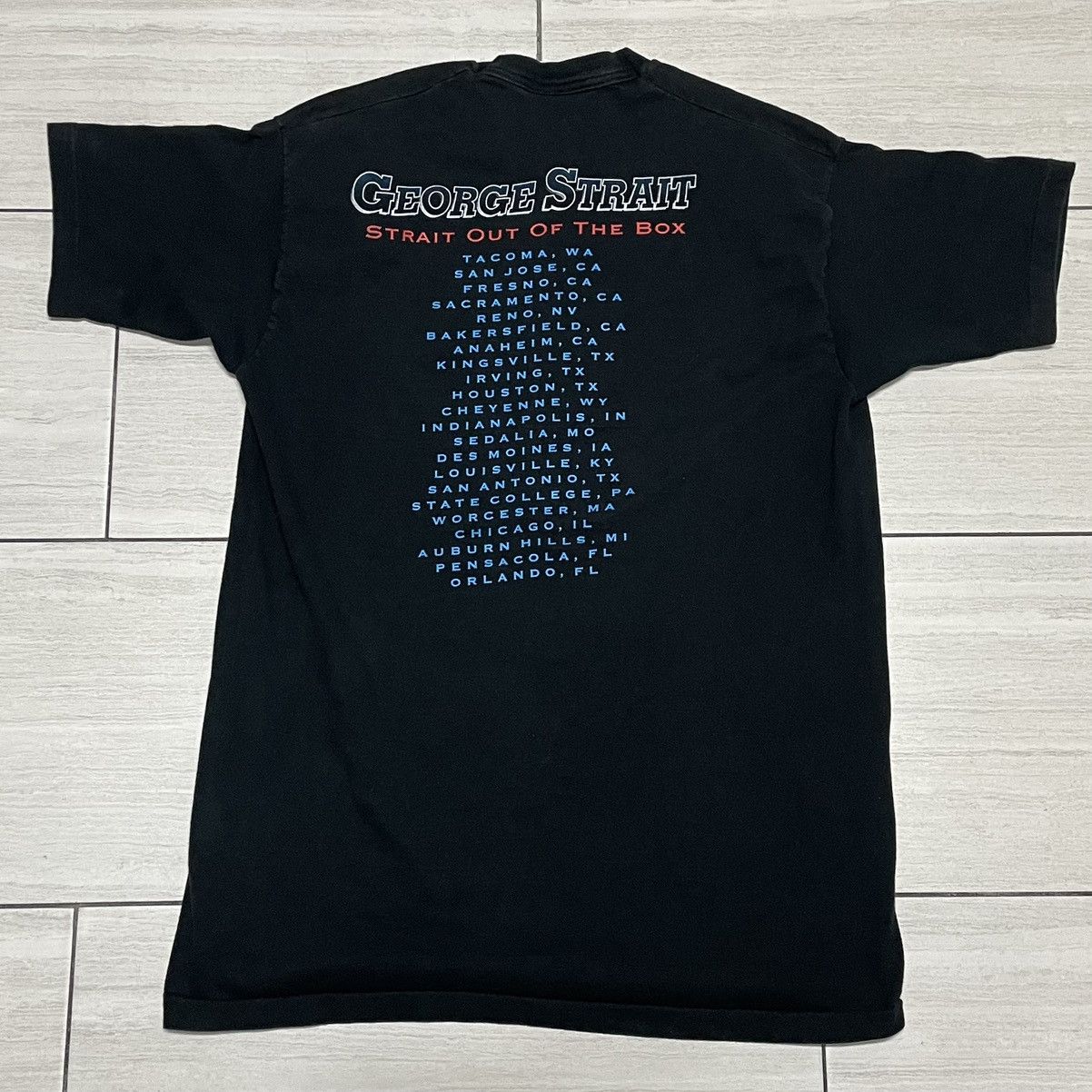 Band Tees × Vintage George Strait Vintage T-shirt Size US XXL / EU 58 / 5 - 5 Thumbnail