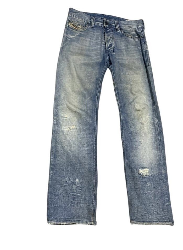 Diesel Vintage Diesel Industry Straight Leg Jeans Distressed Style Size US 30 / EU 46 - 2 Thumbnail
