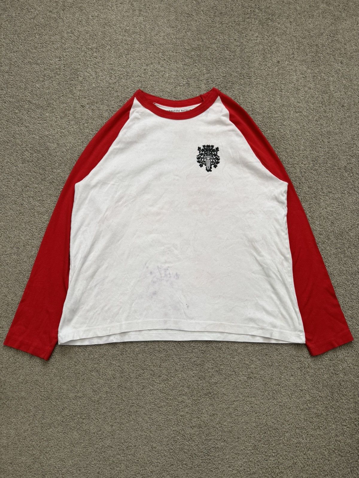 Chrome Hearts Vine Dagger Baseball Long Sleeve T Shirt