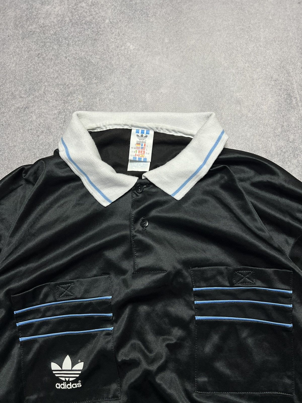 Vintage Vintage 90’s Adidas Long Sleeve Blockcore Soccer Jersey Size US L / EU 52-54 / 3 - 4 Thumbnail