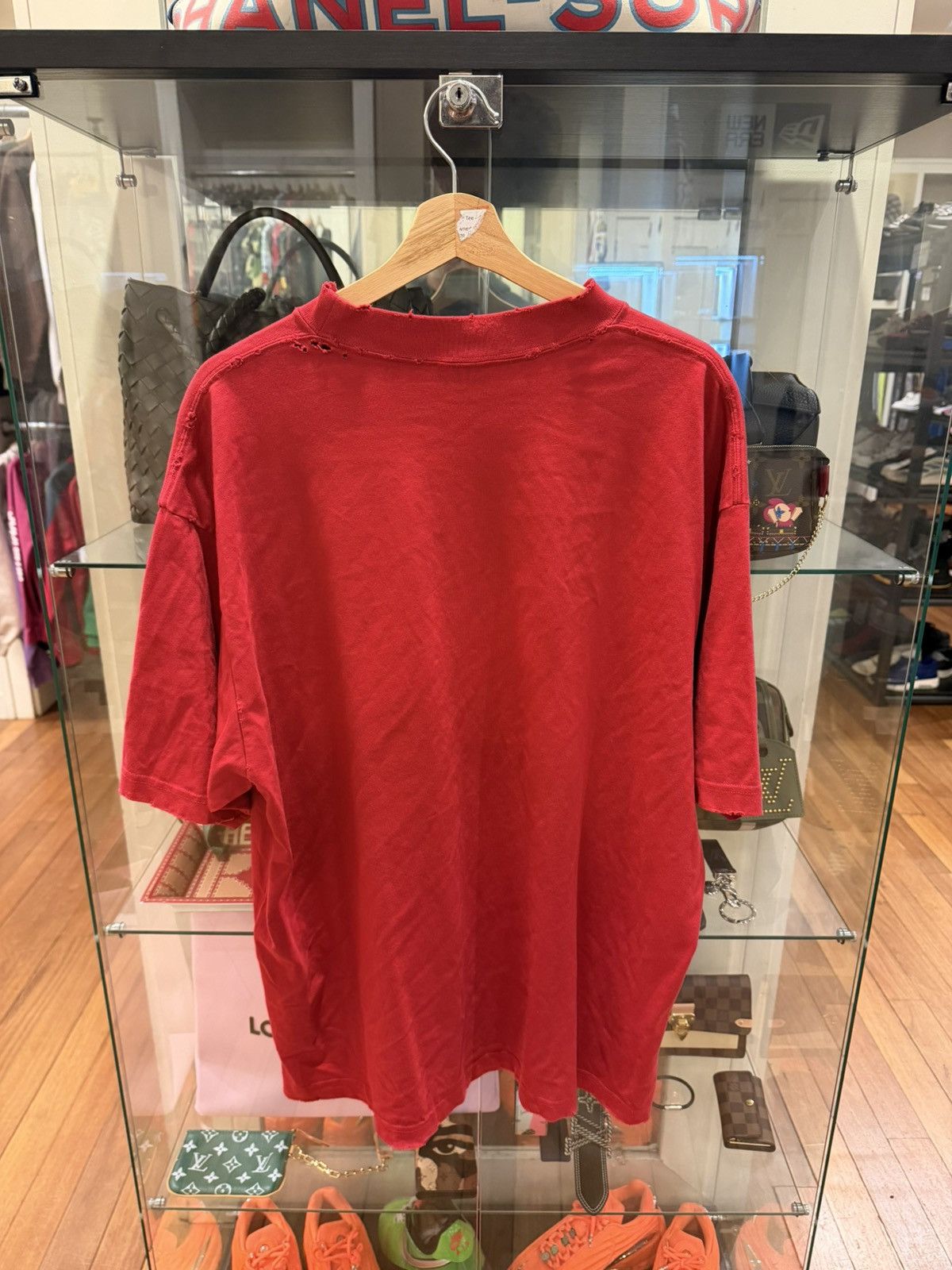 Balenciaga Balenciaga Valentines Tee - Red Size US L / EU 52-54 / 3 - 2 Thumbnail