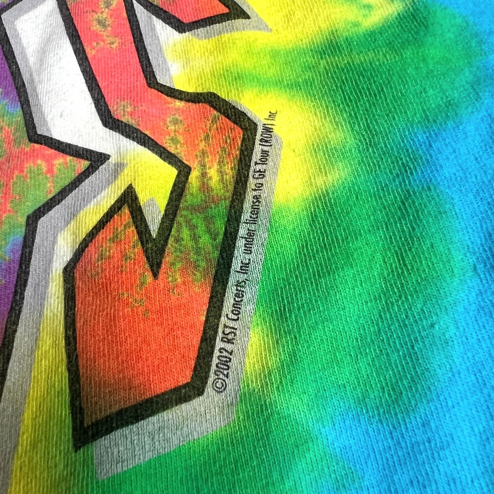 Liquid Blue Vintage 2002 Liquid Blue The Rolling Stones Tie-Dye Band Shirt XL 90s Y2K Size US XL / EU 56 / 4 - 3 Thumbnail