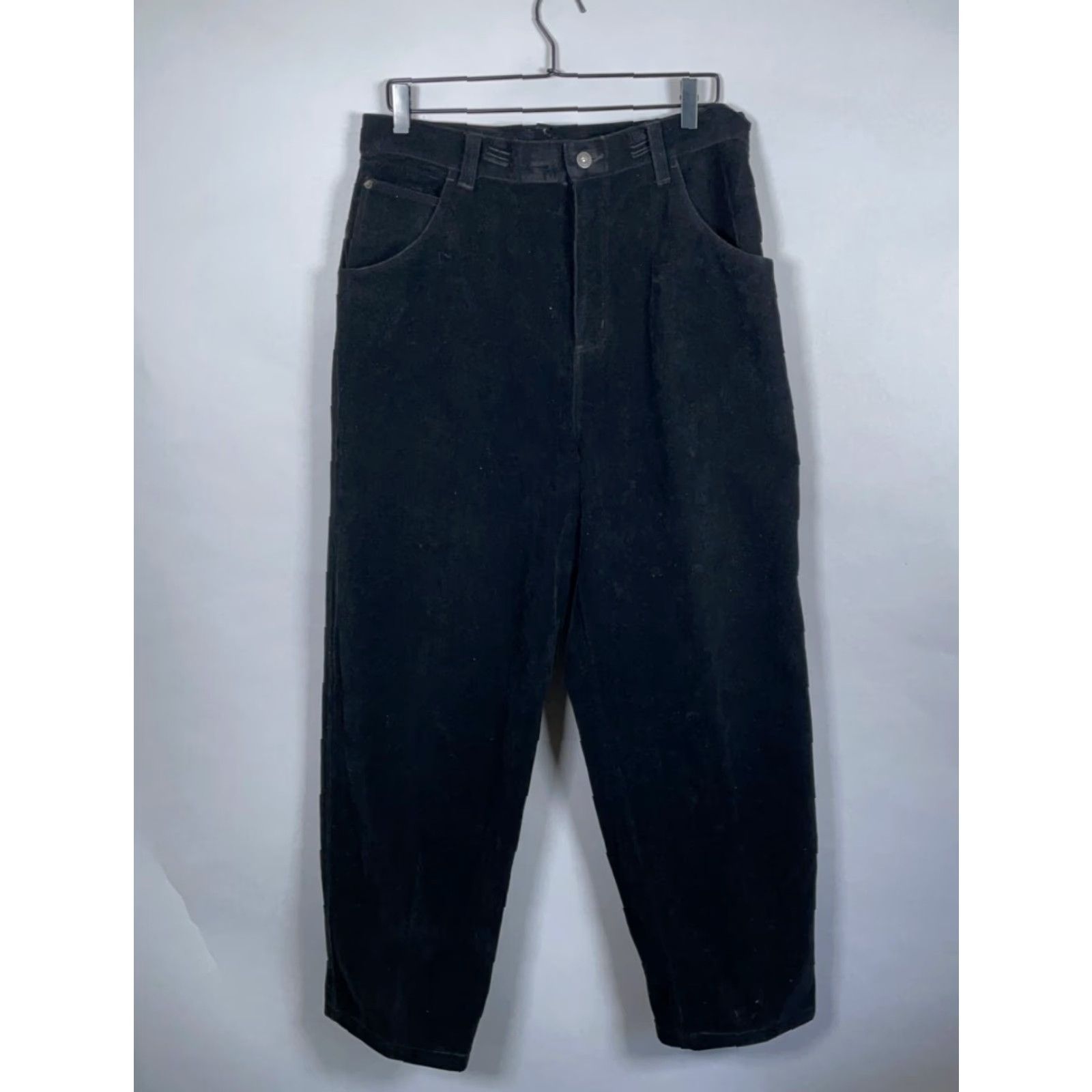 Velvet VINTAGE Godbody Men's Pants Tapered Leg Velvet Feel 90s Hip Hop Casual Fall Winter Size 34 Size US 34 / EU 50 - 2 Thumbnail