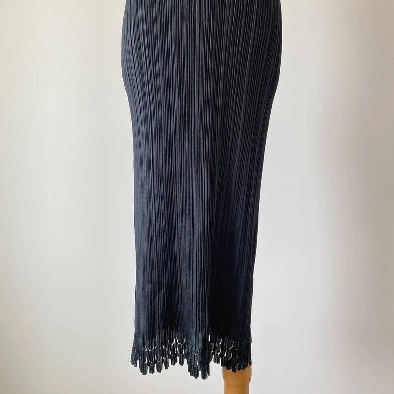 Issey Miyake Issey Miyake Black hollowed-out cheongsam dress Size L / US 10 / IT 46 - 5 Thumbnail