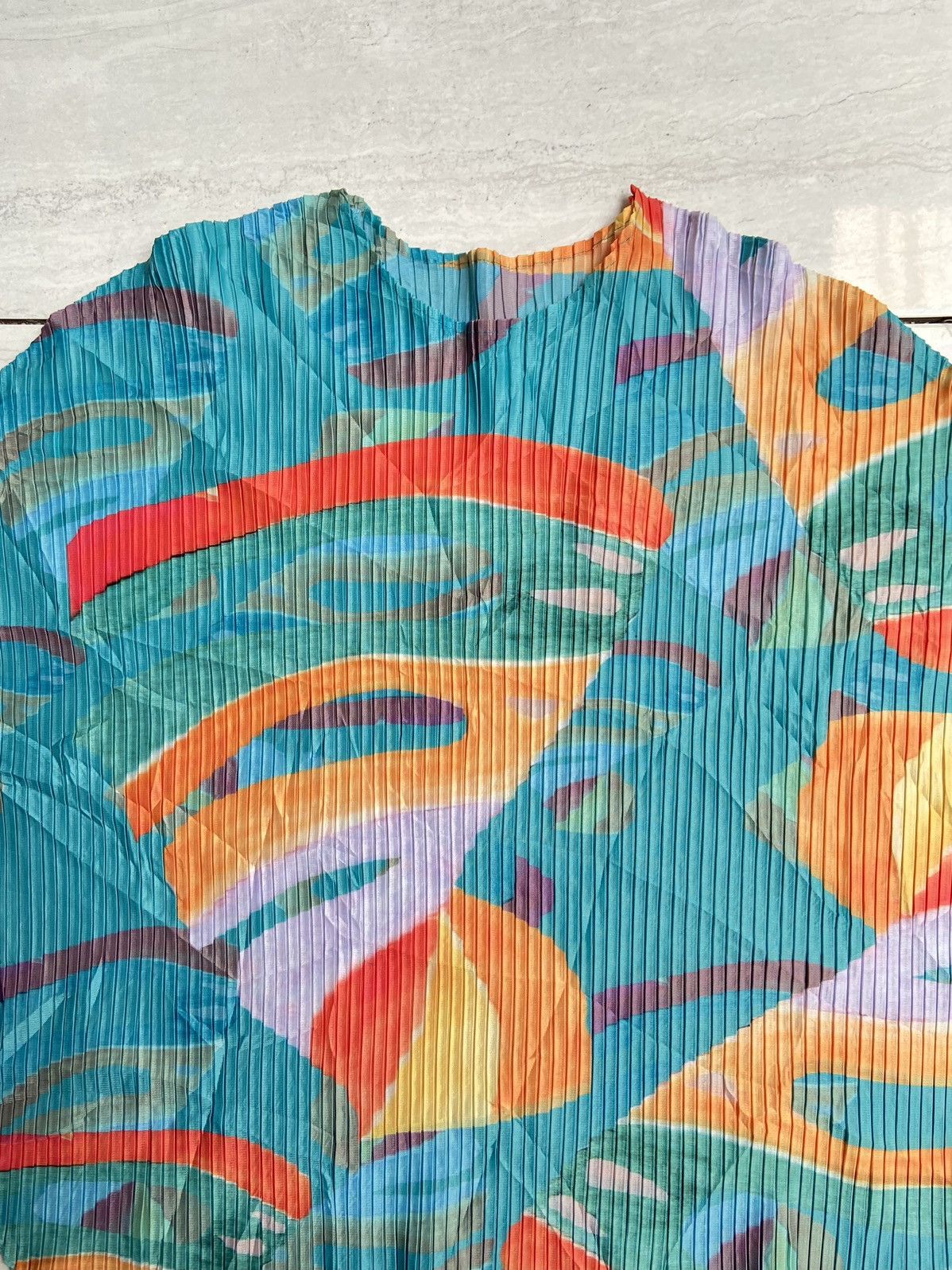 Designer × Issey Miyake × Japanese Brand Japanese Brand Pleats Top Size L / US 10 / IT 46 - 14 Thumbnail