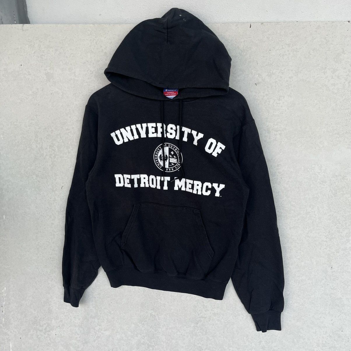 Other Vintage Champion Of Detroit Mercy Black Hoodie Size S Size US S / EU 44-46 / 1 - 2 Thumbnail