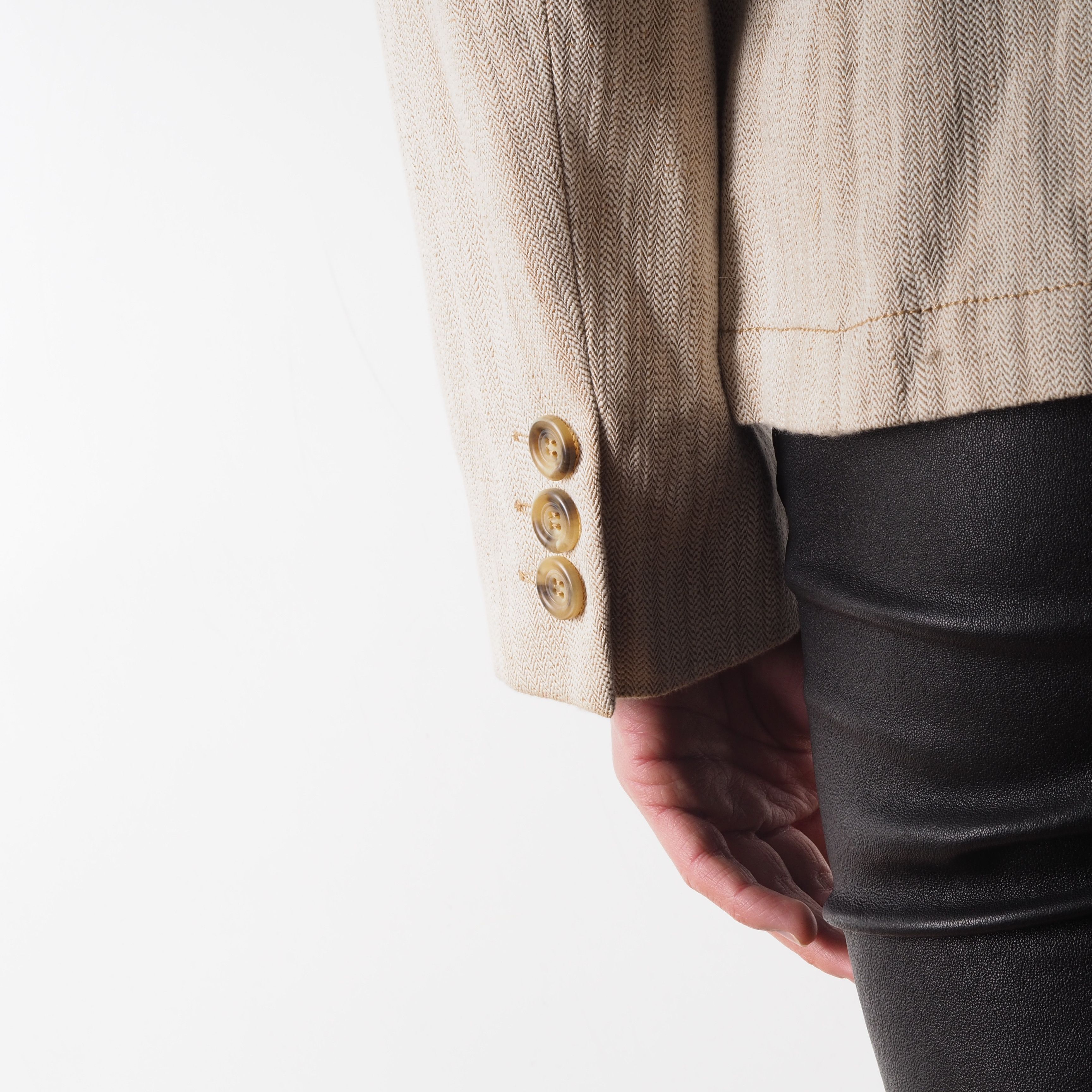 Max Mara Max Mara Linen Blazer Jacket Size M / US 6-8 / IT 42-44 - 3 Thumbnail