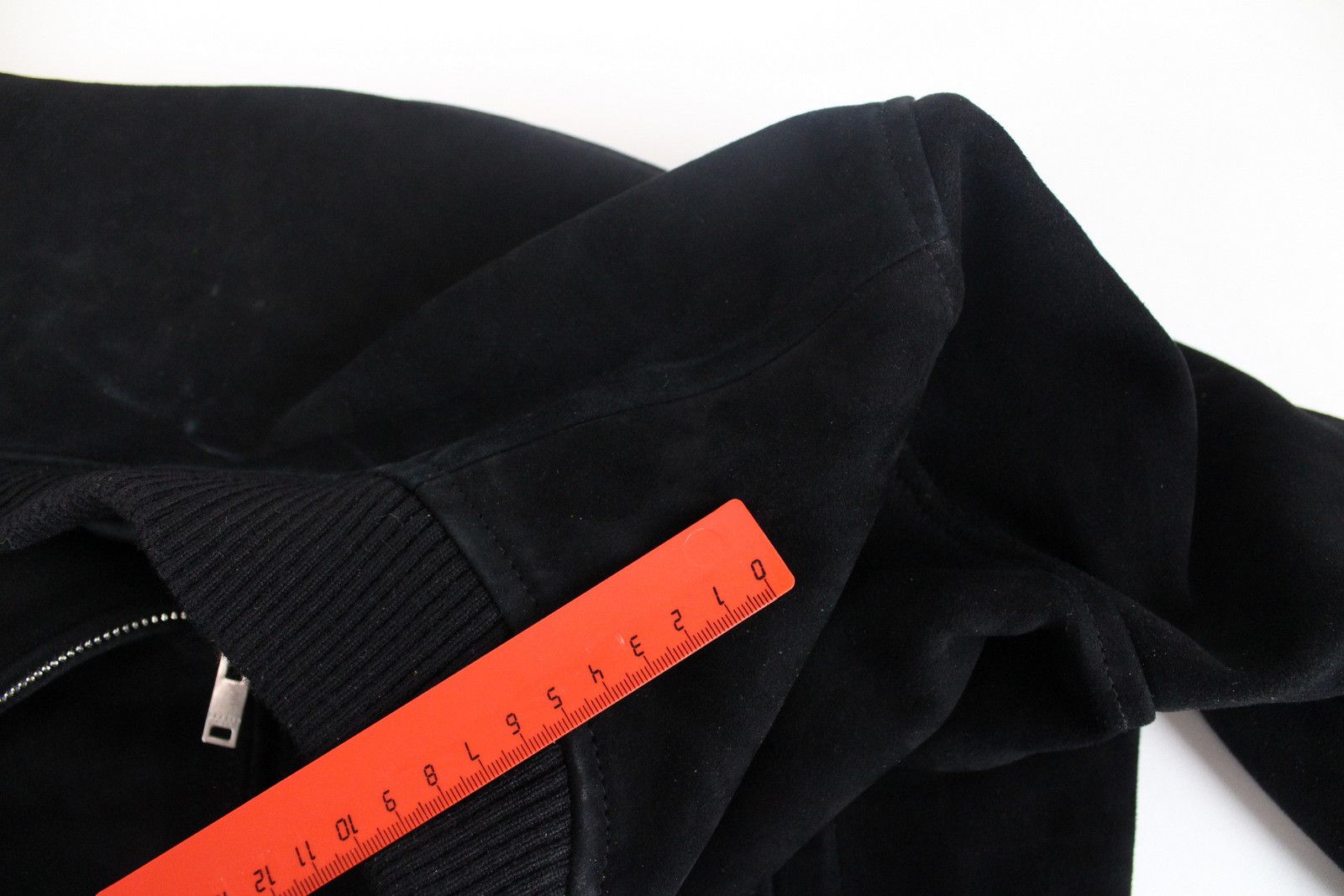 Sandro SANDRO Monaco Jacket Mens SMALL Goat Leather Suede Bomber Size US S / EU 44-46 / 1 - 7 Thumbnail