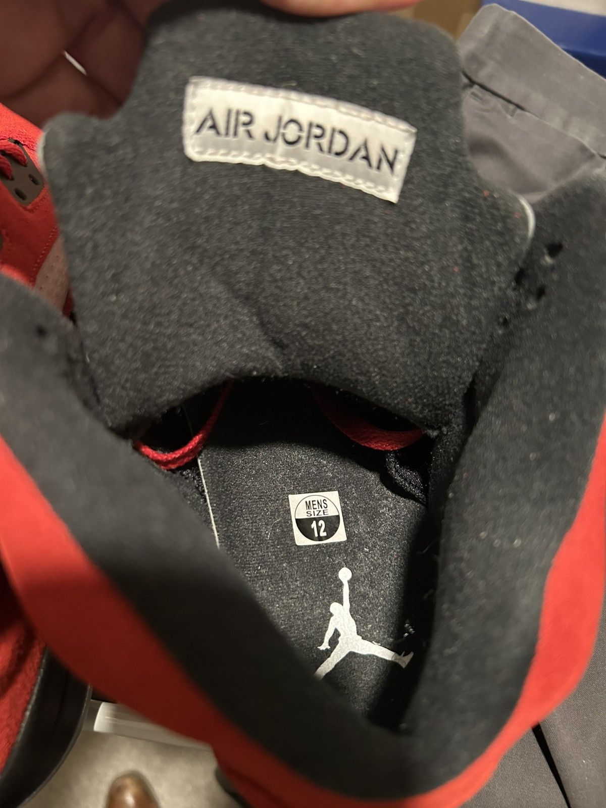 Jordan Brand Nike Air Jordan 5 Retro Raging Bull Red Size US 12 / EU 45 - 7 Thumbnail