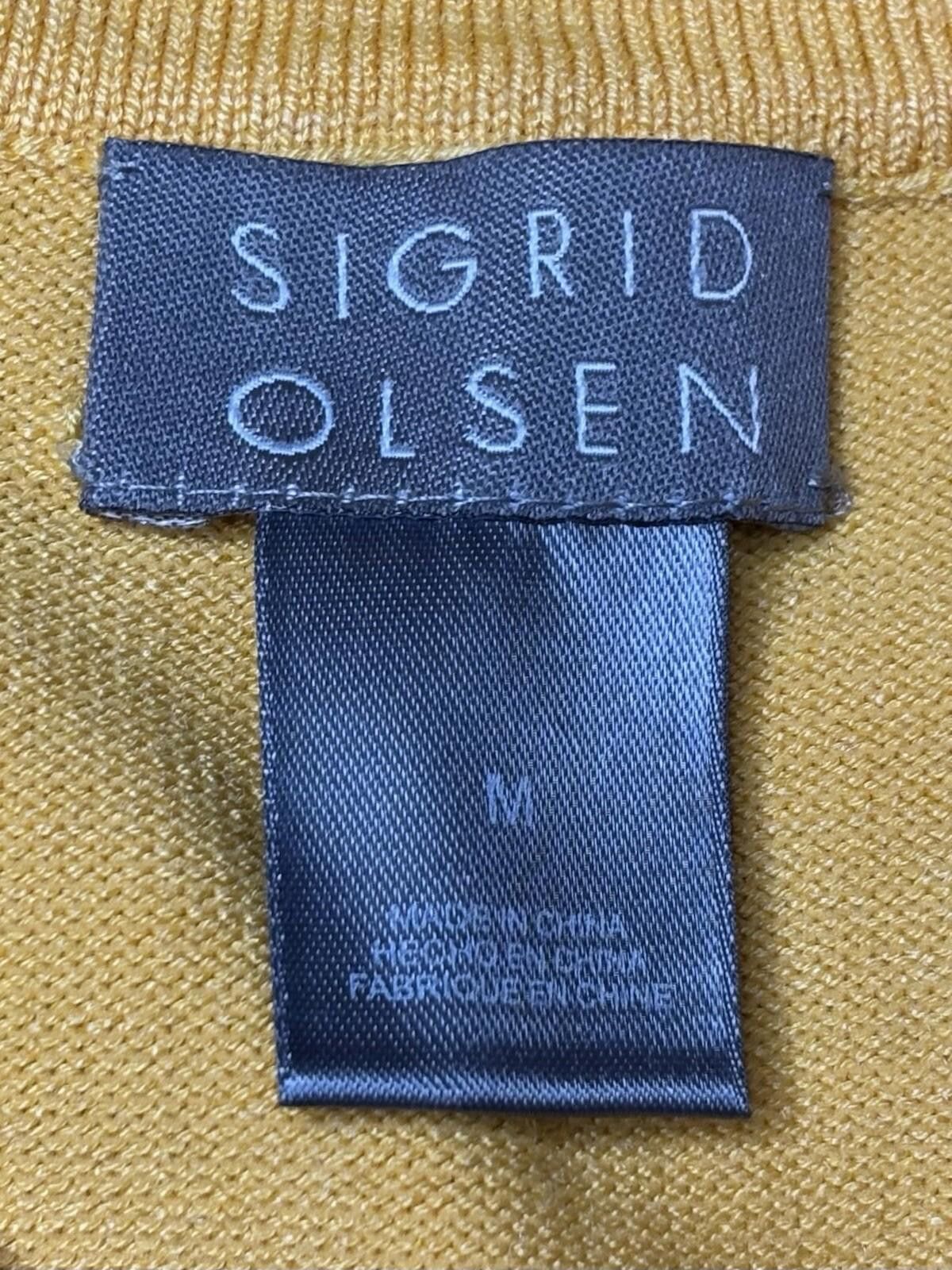 Other Sigrid Olsen Sweater Women's Medium Silk Blend Full Zip Size M / US 6-8 / IT 42-44 - 2 Thumbnail