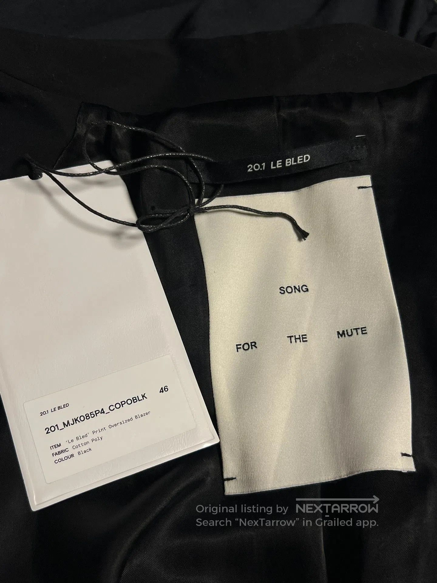 Song For The Mute limited edition song for the mute blazer. Size US M / EU 48-50 / 2 - 8 Thumbnail