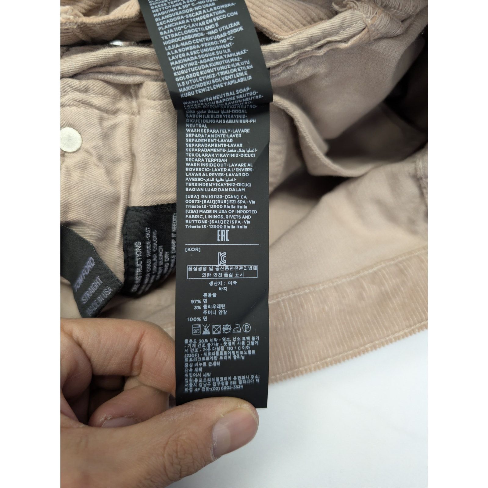 Tom Ford o1rshd1 Straight Jeans in Light Pink Size US 30 / EU 46 - 21 Thumbnail