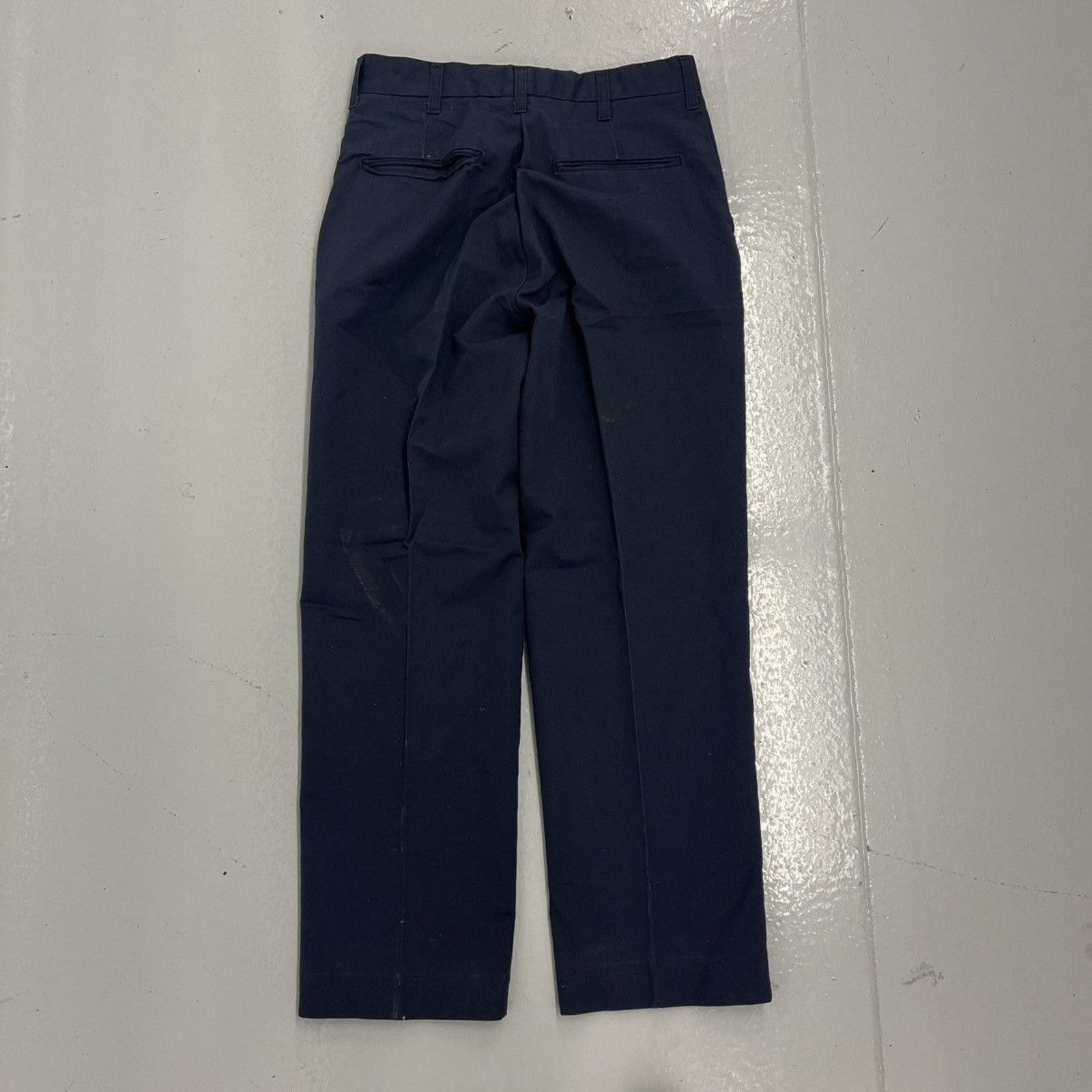Other Vintage 70s 80s Cintas Navy Canvas Workwear Chinos 29x27 Size US 29 - 2 Thumbnail