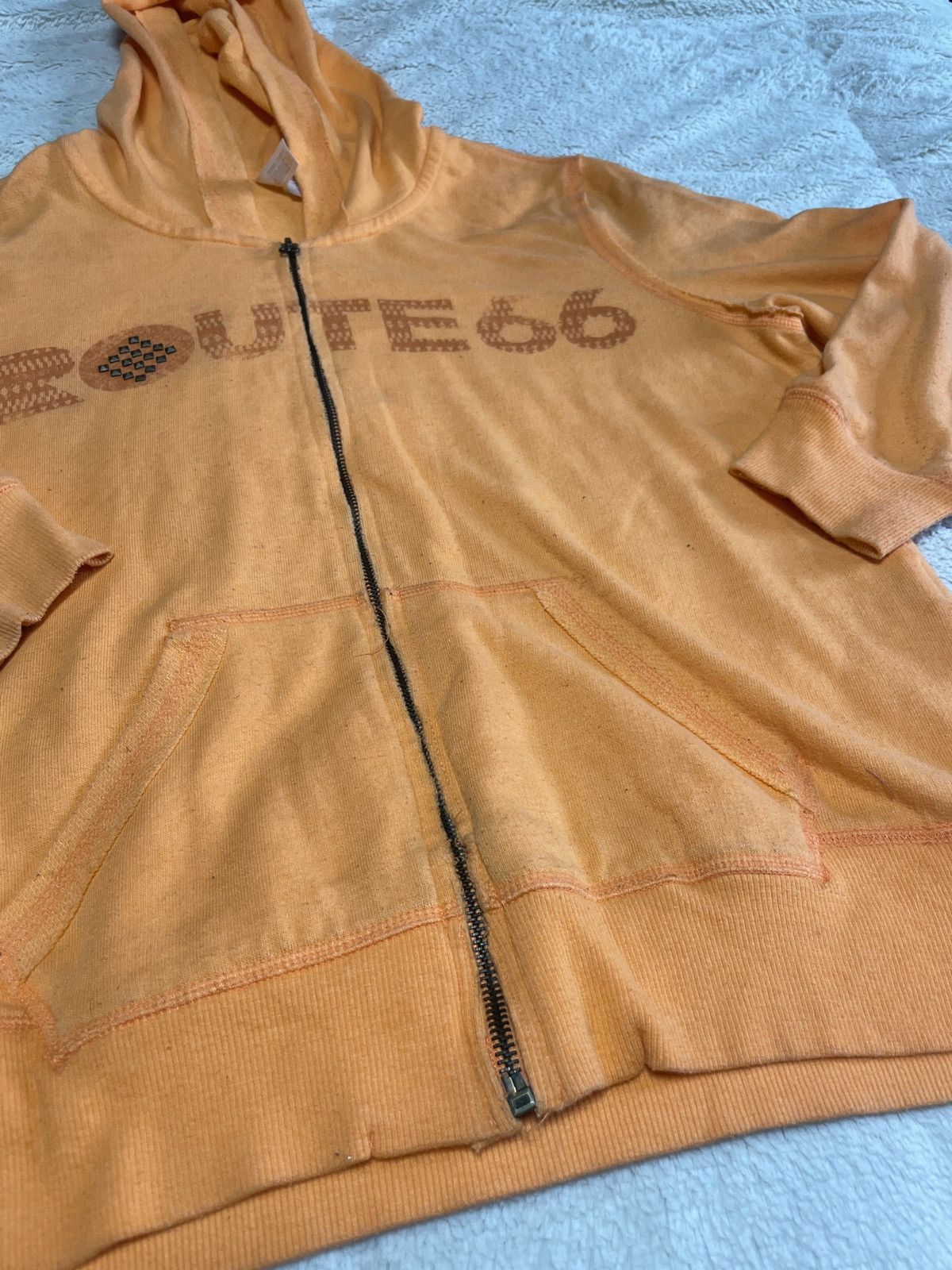 Route 66 Route 66 orange sweatshirt vintage Size L / US 10 / IT 46 - 3 Thumbnail
