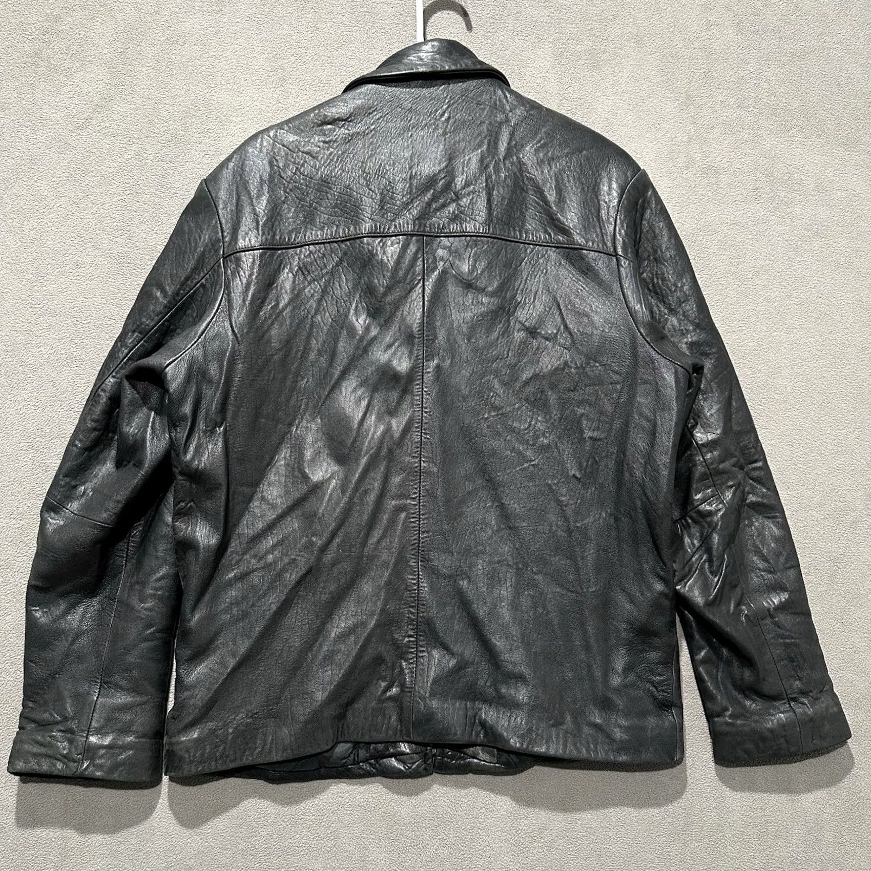 Vintage VINTAGE Gordon & Ferguson Leather Jacket Mens Medium Black Full Zip Genuine GUC Size US M / EU 48-50 / 2 - 2 Thumbnail