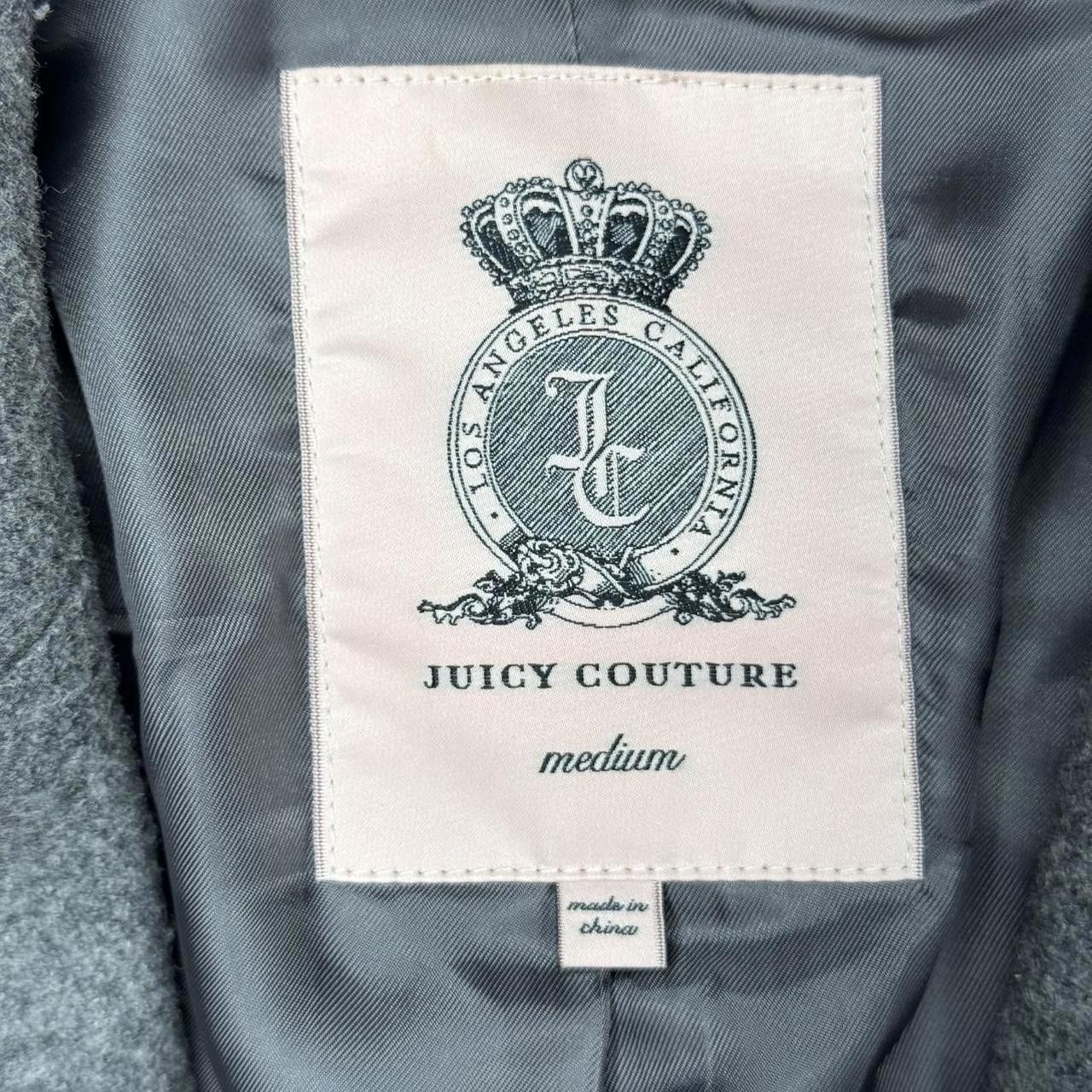 Juicy Couture Jeans Juicy Couture Gray Double-Breasted Blazer - Medium Size M / US 6-8 / IT 42-44 - 4 Thumbnail