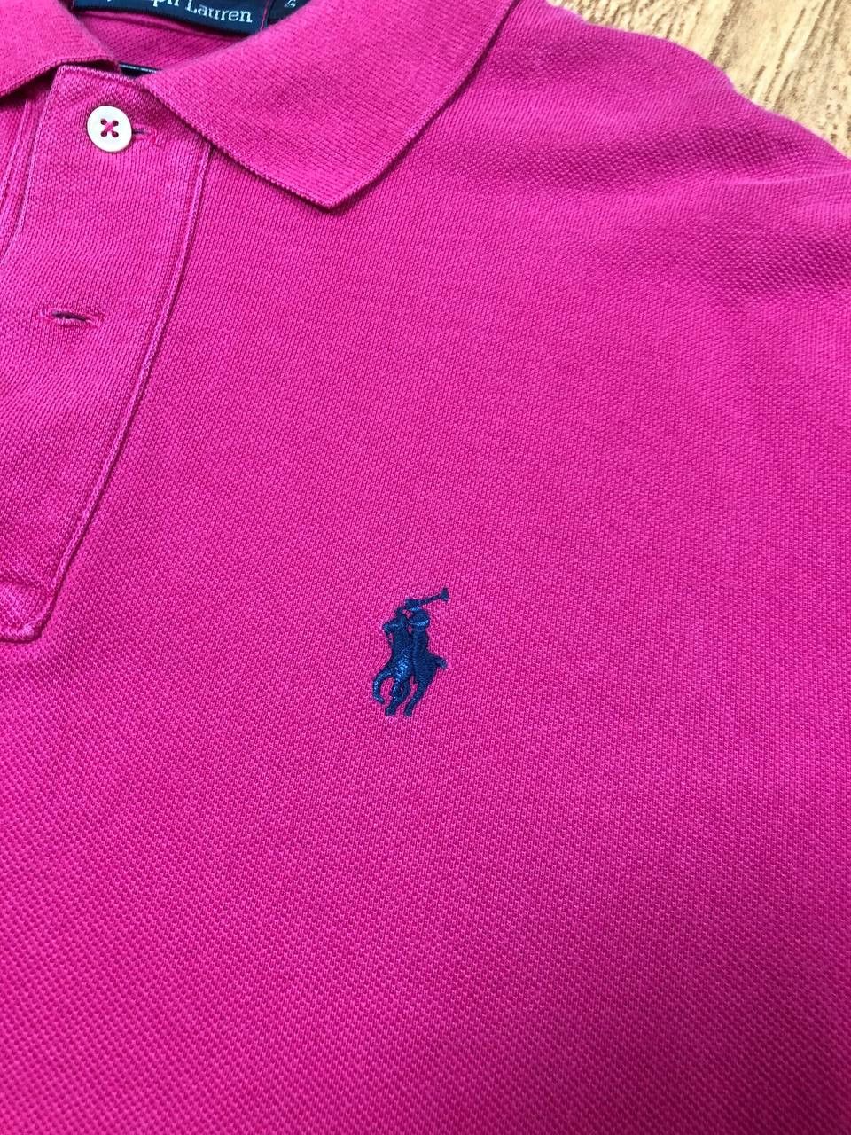Polo Ralph Lauren Vintage Polo Ralph Lauren logo pink T-shirt Y2K Size US S / EU 44-46 / 1 - 7 Thumbnail