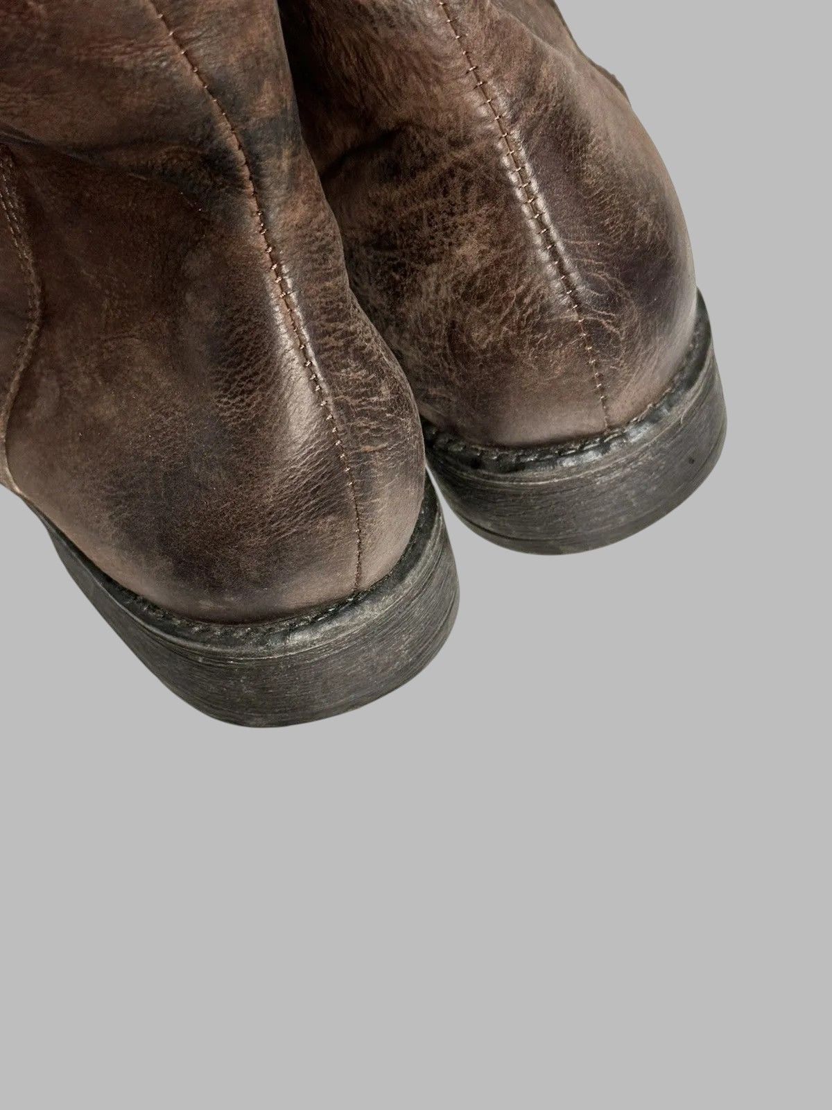 If Six Was Nine Guidi Suide Rare Leather Boots Rick Owens Avantgarde Style Size US 8 / EU 41 - 9 Thumbnail