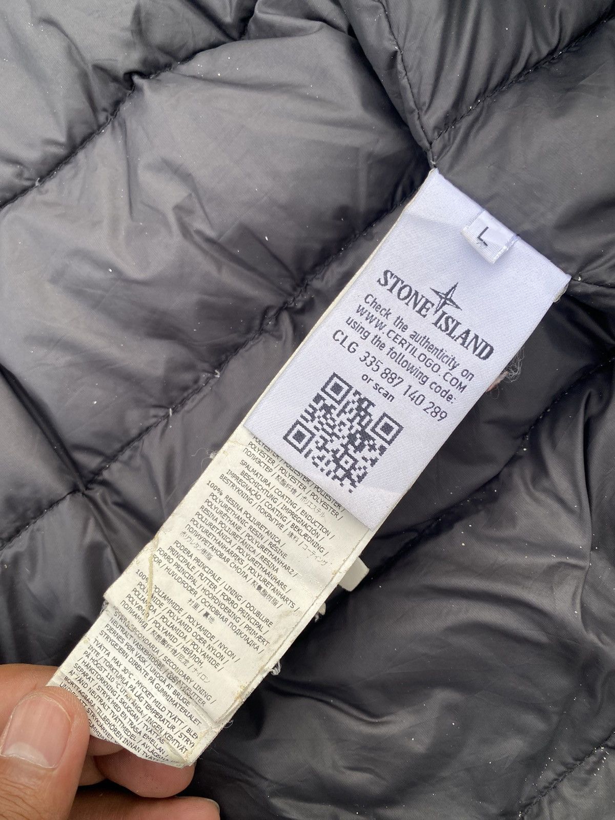 Stone Island Stone Island Ice Wool Blend Down Jacket 2014 Size US XL / EU 56 / 4 - 6 Thumbnail