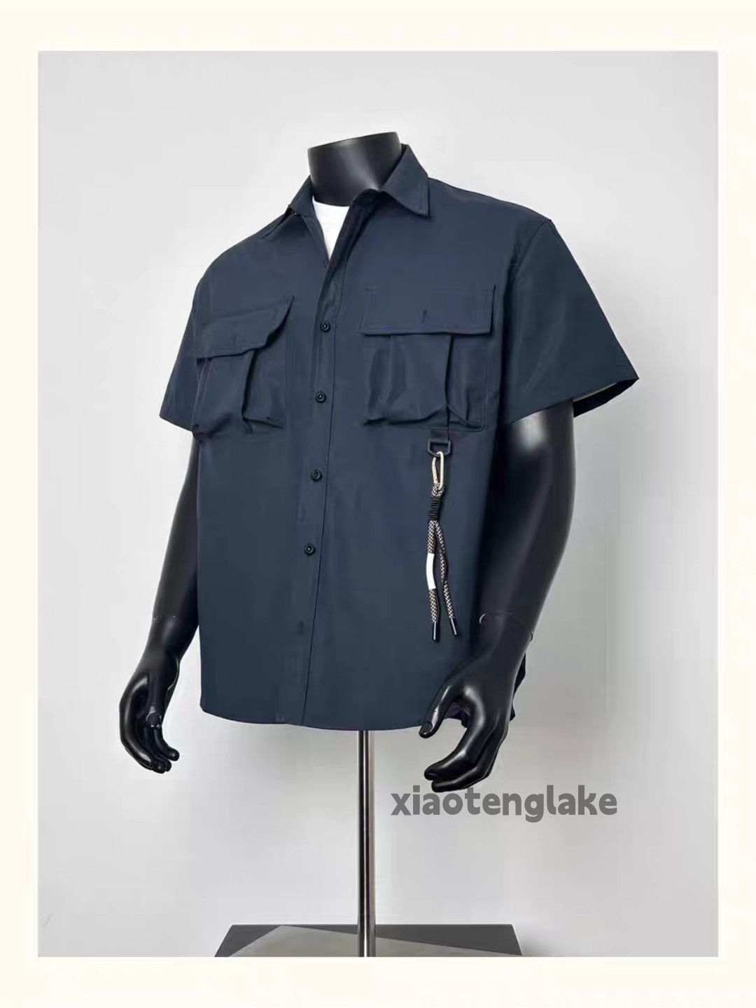 Vintage Unisex outdoor utility loose sports cargo shirt Size US L / EU 52-54 / 3 - 2 Thumbnail