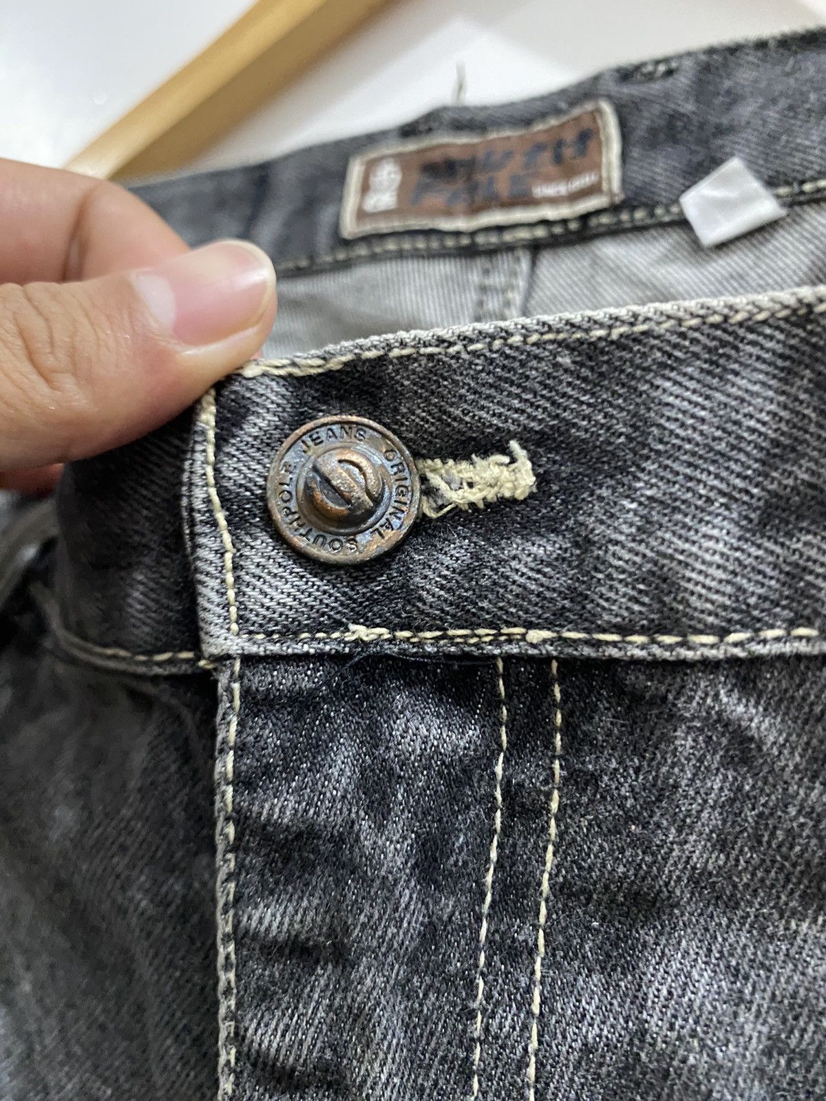 Southpole Y2K SOUTHPOLE CHINESE EDITION DENIM SHORTS Size US 34 / EU 50 - 4 Thumbnail