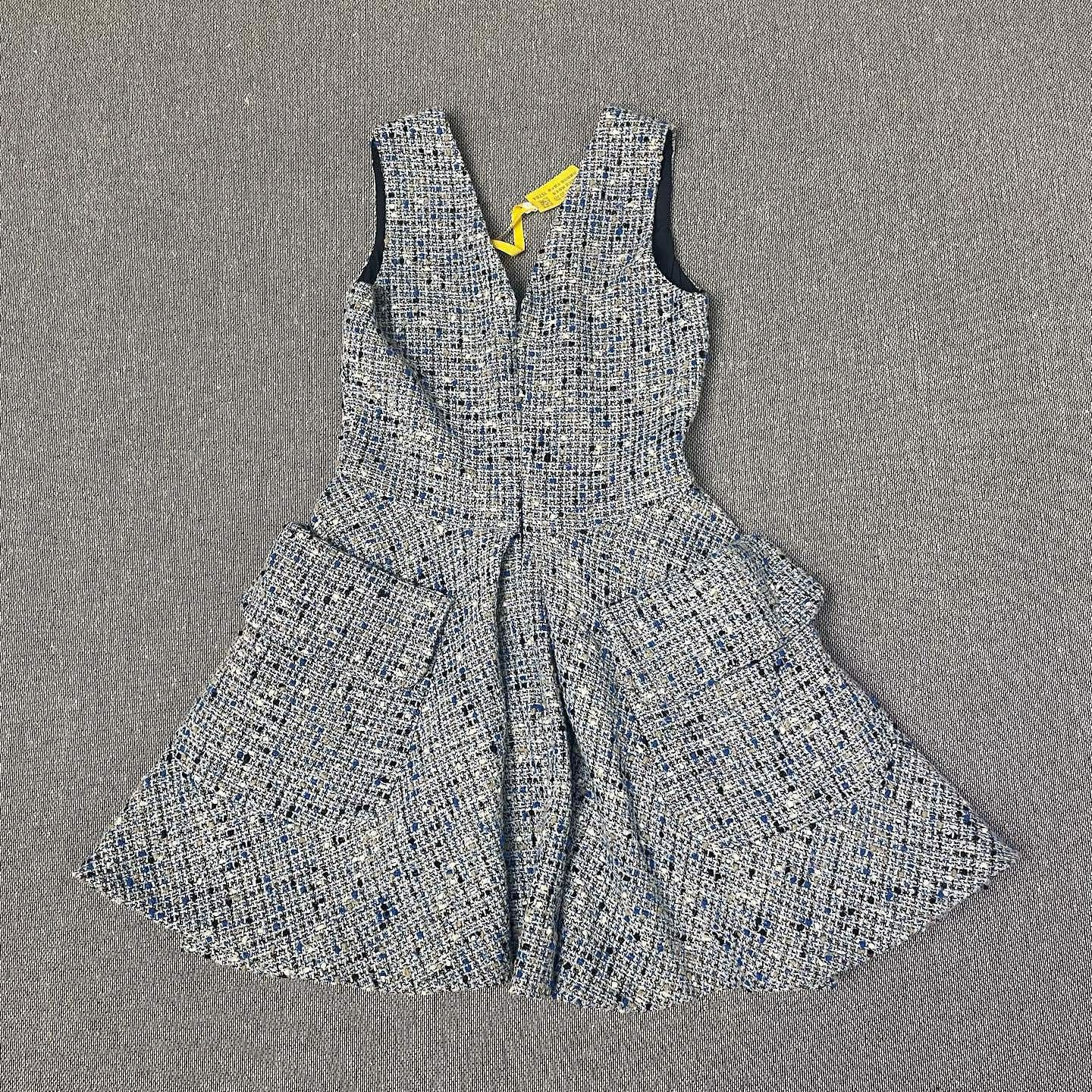 Dior Dior Tweed V-Neck Mini Dress Size 38 Size S / US 4 / IT 40 - 1 Thumbnail