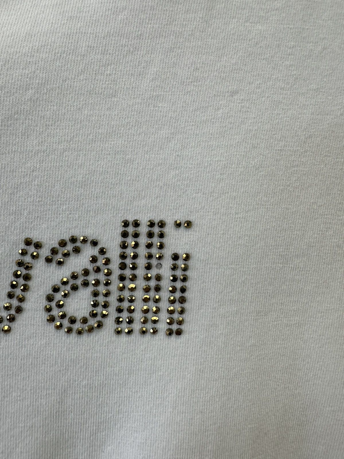 Roberto Cavalli ROBERTO CAVALLI MAINLINE RHINESTONE LOGO TEE SHIRT Size M / US 6-8 / IT 42-44 - 5 Thumbnail