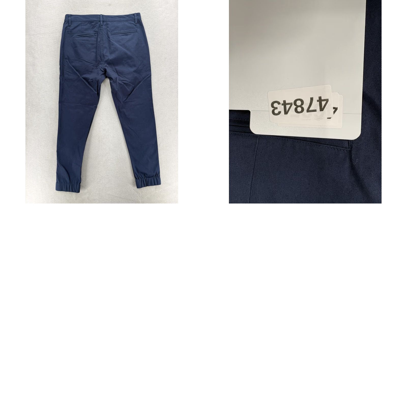 Elwood Elwood Chino Jogger Pants Mens 34 Dark Navy Slim Fit Cotton Casual NWT Revise Size US 34 / EU 50 - 9 Thumbnail