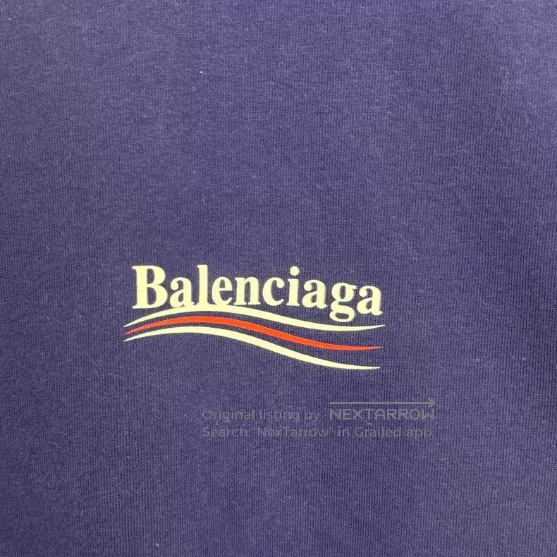 Balenciaga Balenciaga Blue cola short-sleeved Size US M / EU 48-50 / 2 - 4 Thumbnail