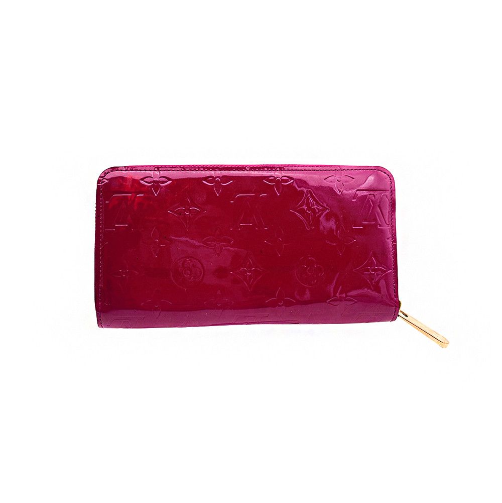 Louis Vuitton Louis Vuitton Patent Leather Wallet Rose-Red Size ONE SIZE - 4 Thumbnail